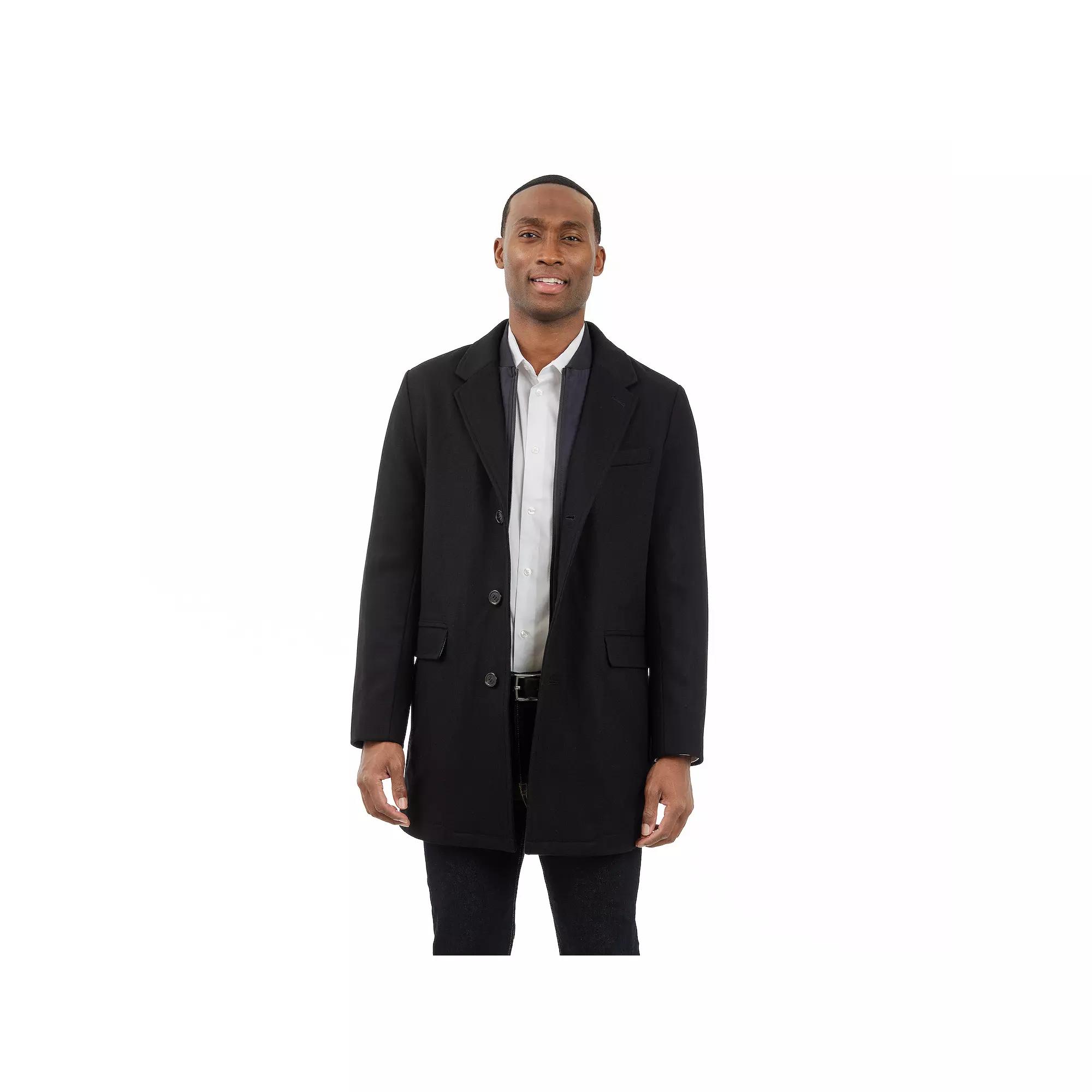 Men's London Fog Wool Blend Car Coat,  Product Image