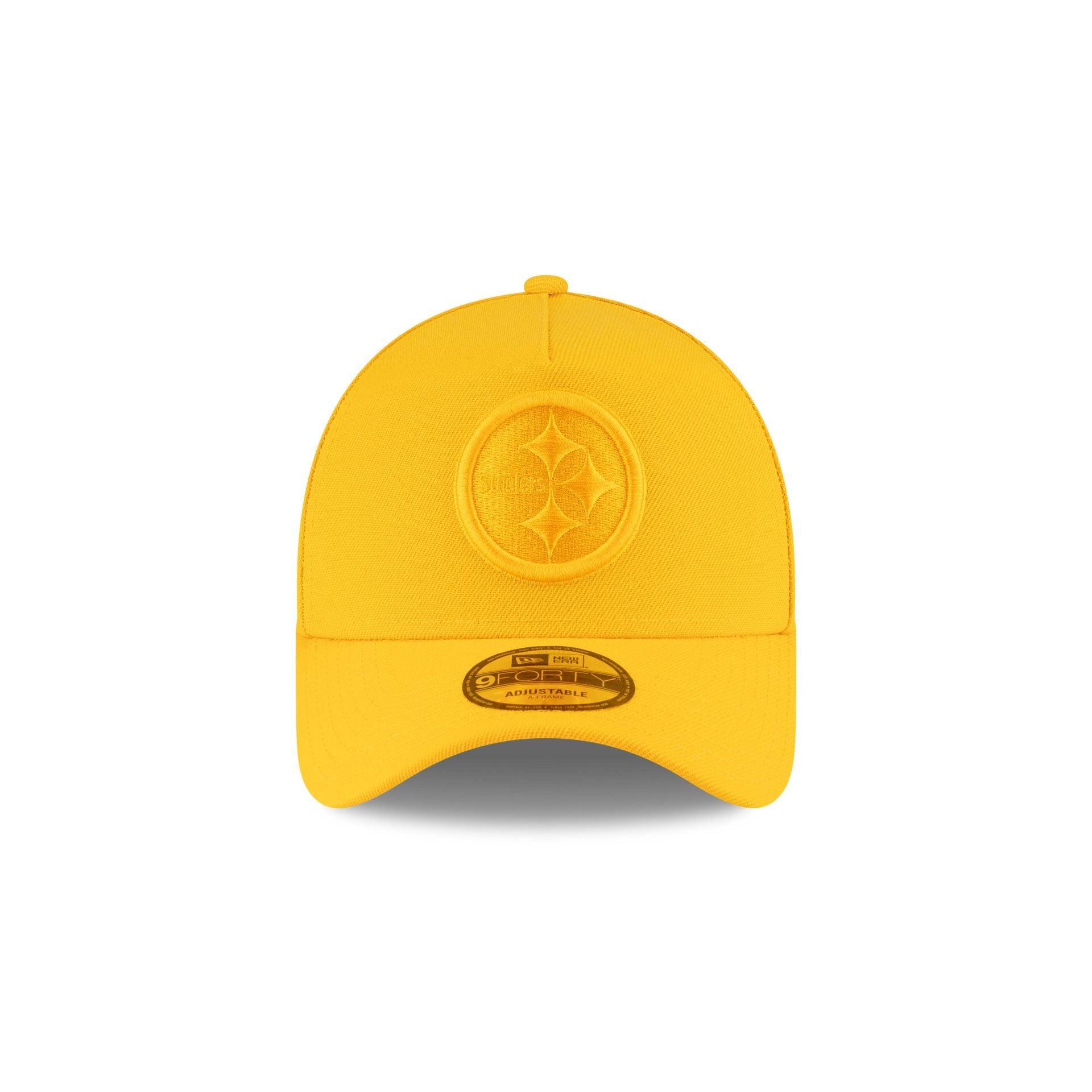 Pittsburgh Steelers Gold 9FORTY A-Frame Snapback Hat Male Product Image
