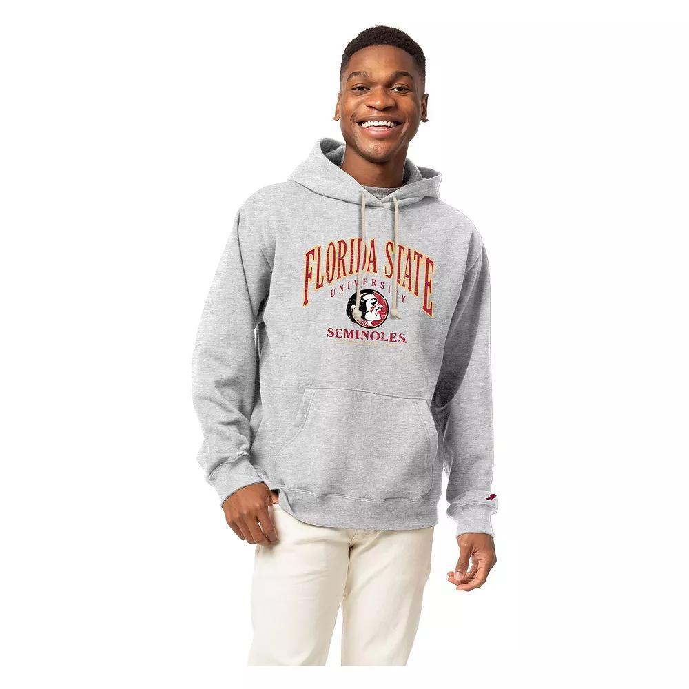 Men's League Collegiate Wear Heather Gray Florida State Seminoles Tall Arch Essential Pullover Hoodie, Size: Small, Grey Product Image