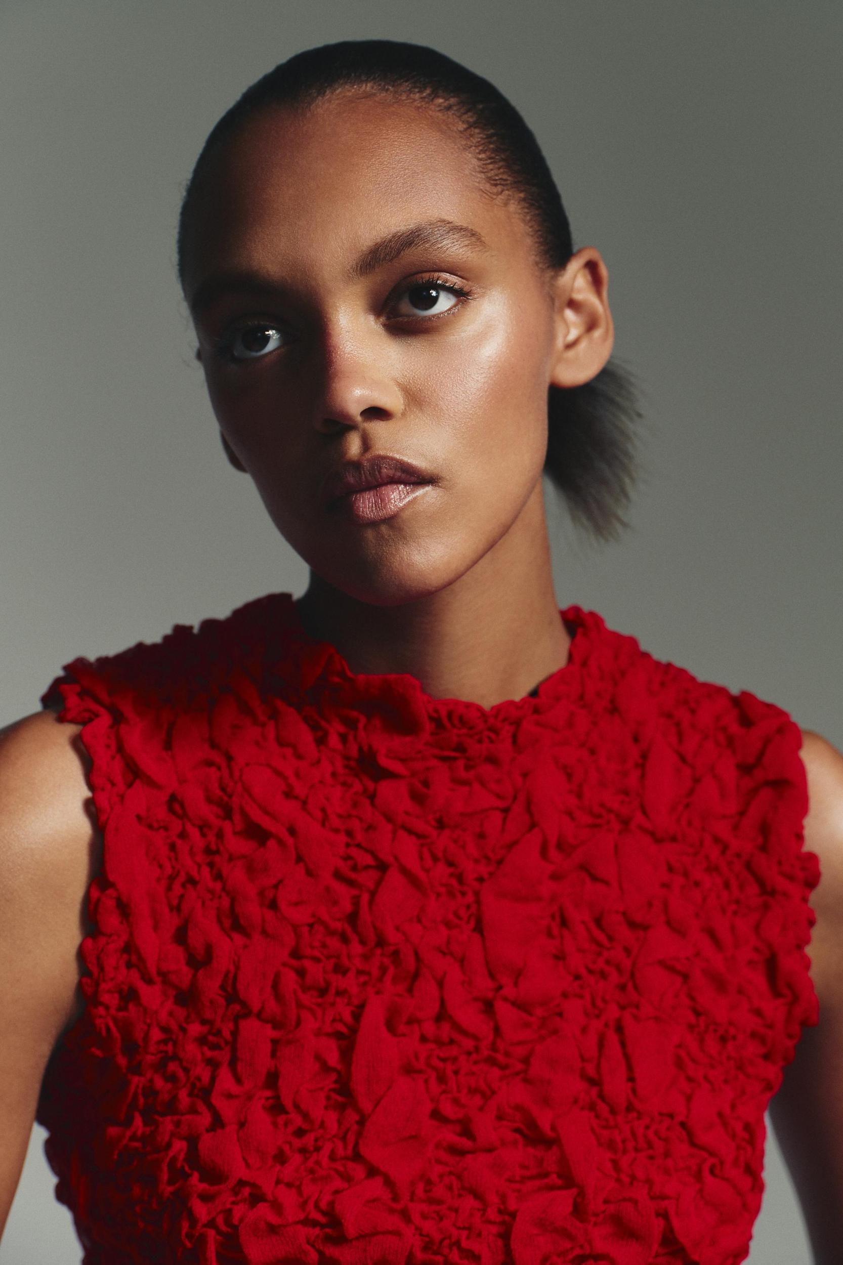 TEXTURED KNIT TOP Product Image