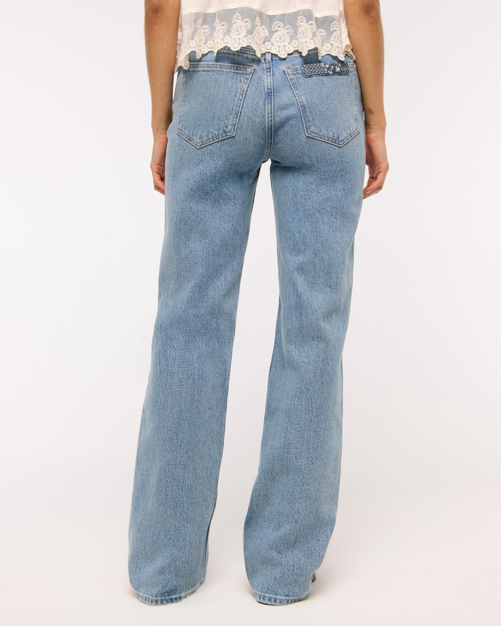 High Rise 90s Relaxed Patchwork Jean Product Image