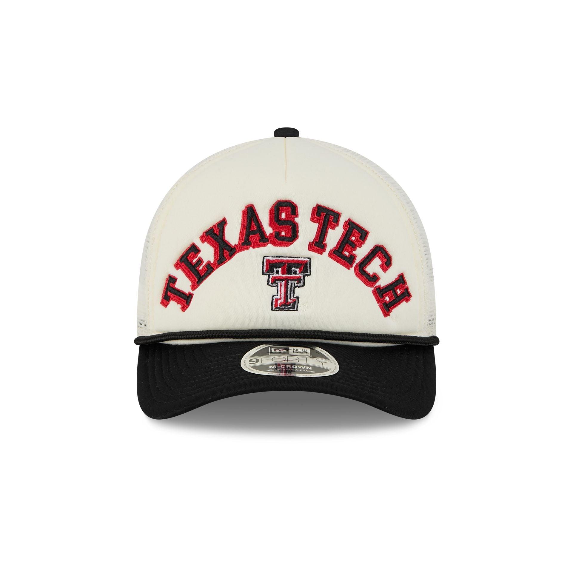 Texas Tech Red Raiders Chrome Arch 9FORTY M-Crown A-Frame Trucker Hat Male Product Image