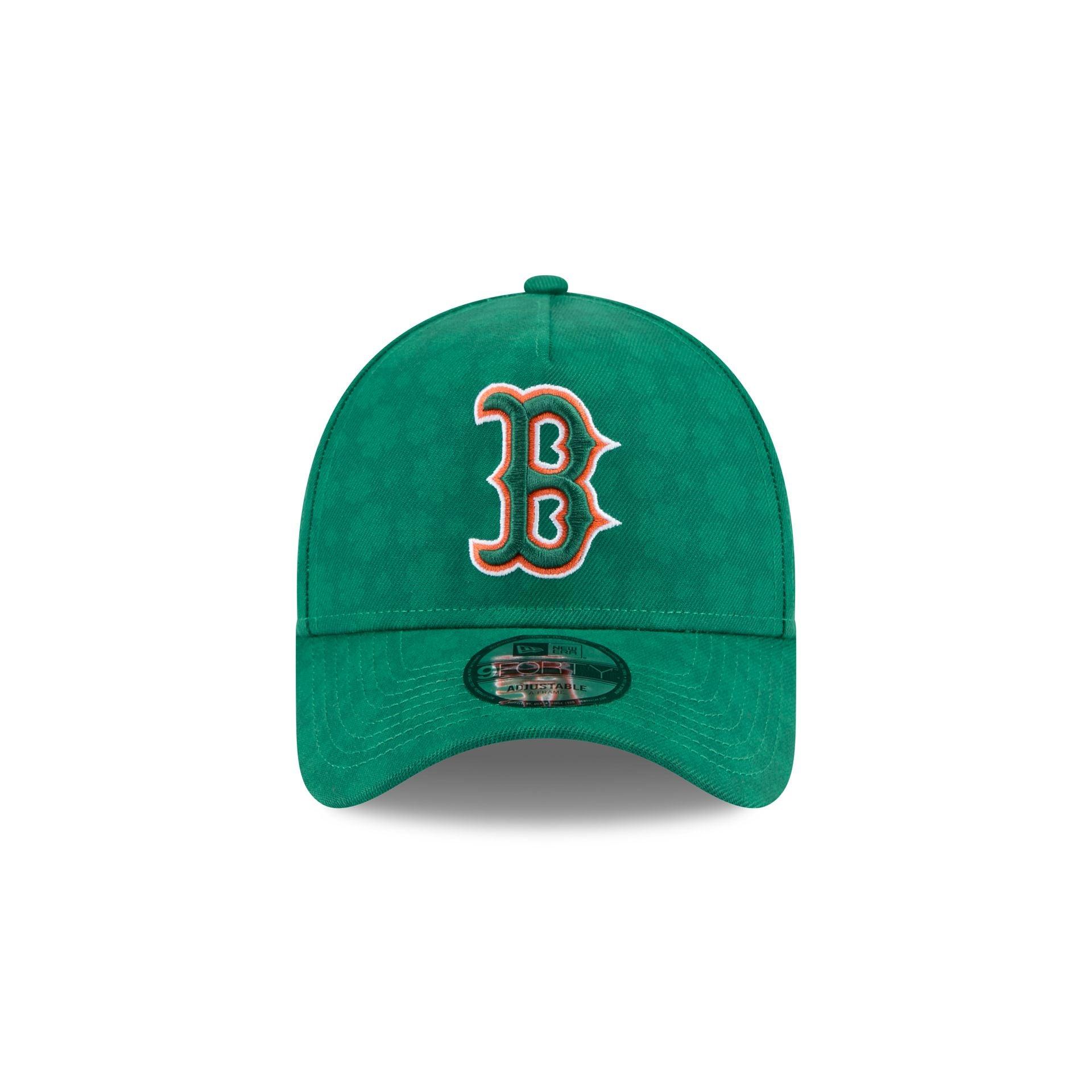 Boston Red Sox St. Patrick's Day 2025 9FORTY A-Frame Snapback Hat Male Product Image
