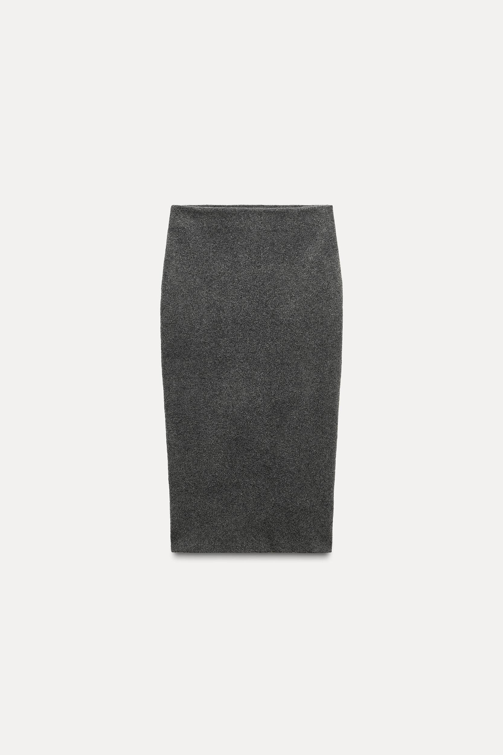 BASIC KNIT MIDI SKIRT Product Image