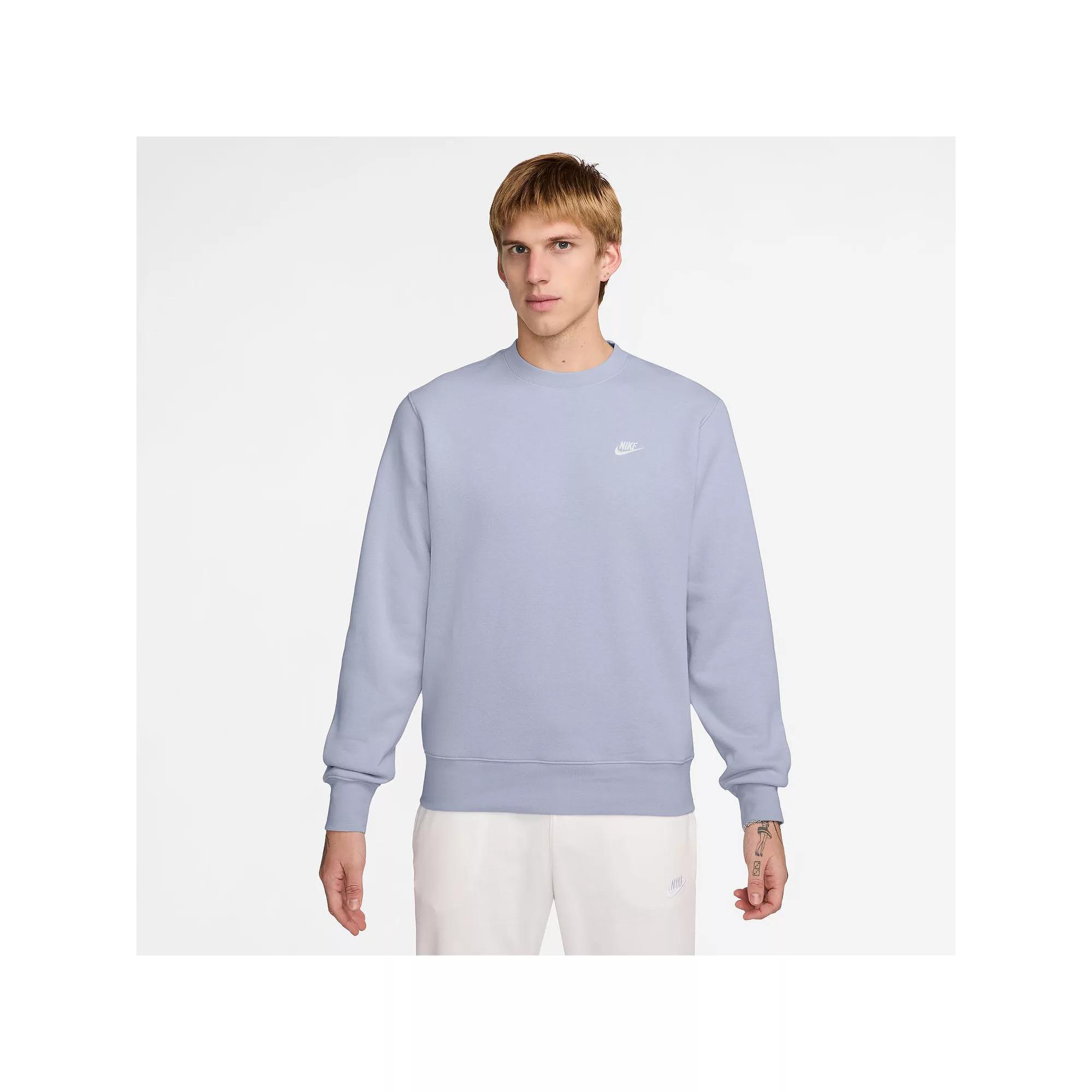 Big & Tall Nike Club Fleece Crewneck Sweatshirt, Men's,  Product Image
