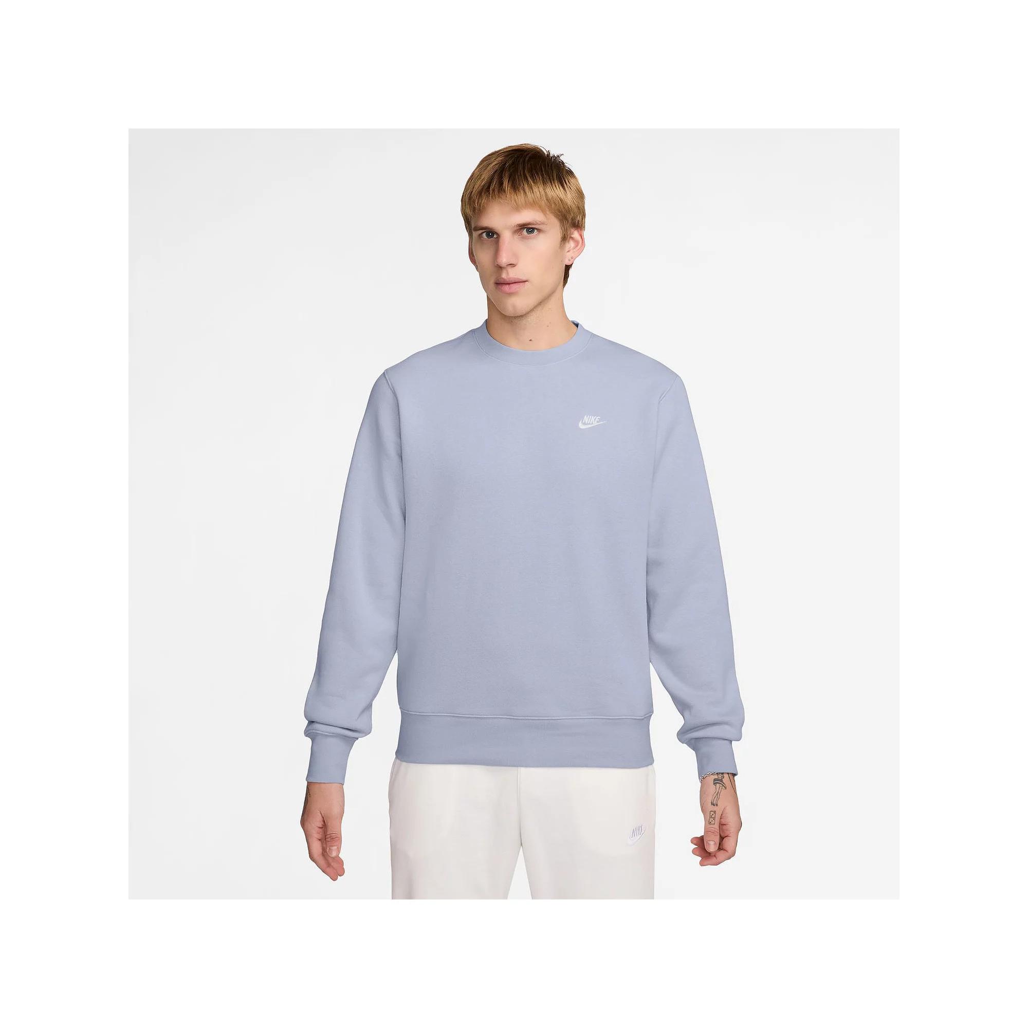 Big & Tall Nike Club Fleece Crewneck Sweatshirt, Men's,  Product Image