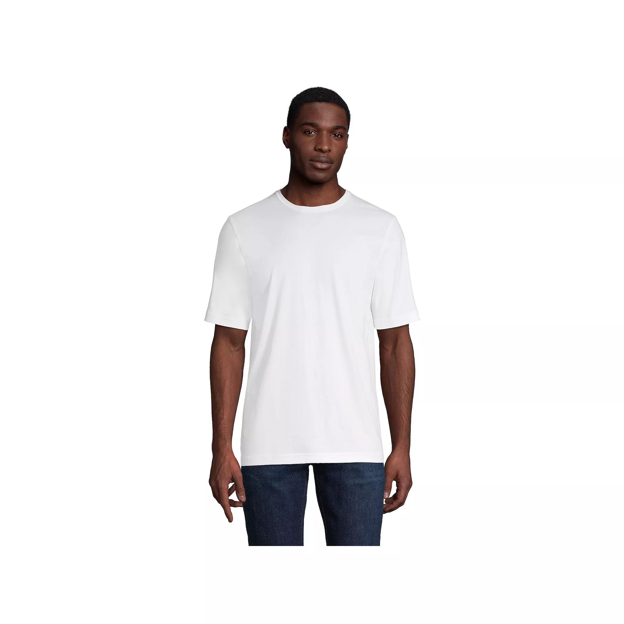 Big & Tall Lands' End Classic-Fit Supima Tee, Men's,  Product Image