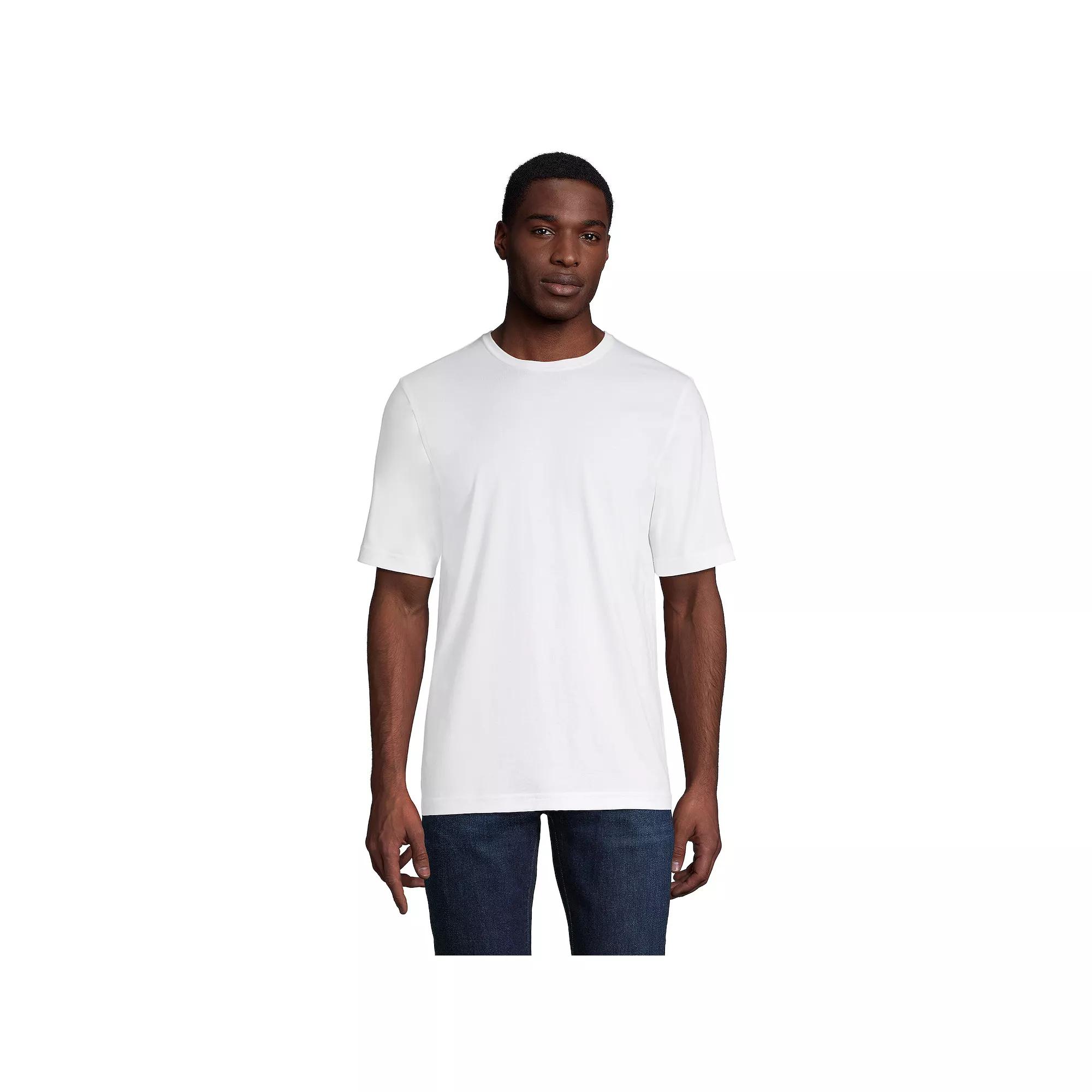 Big & Tall Lands' End Classic-Fit Supima Tee, Men's,  Product Image