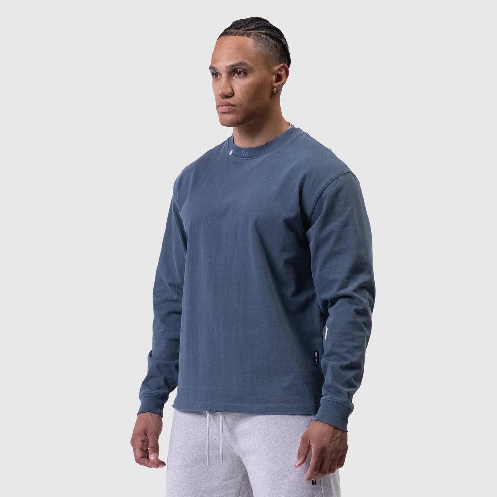 0851. Tech Essential™ Relaxed Long Sleeve - Faded Crimson Product Image
