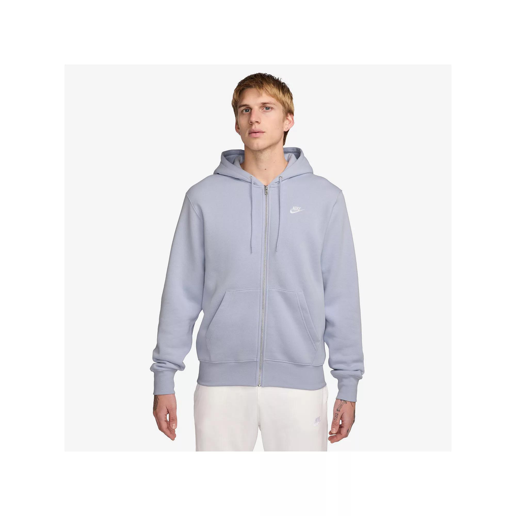 Men's Nike Club Full-Zip Fleece Hoodie,  Product Image