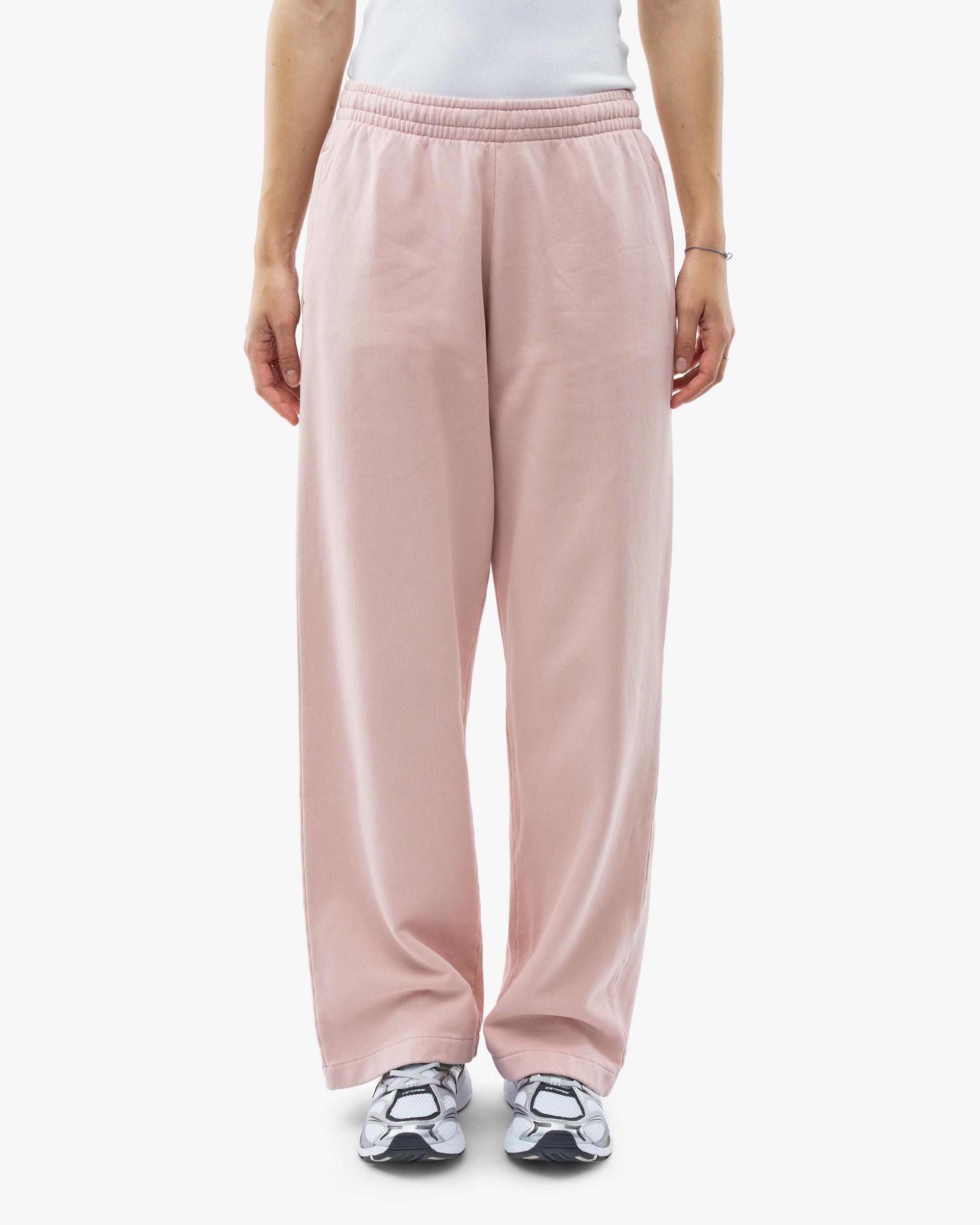 Organic Straight Leg Sweatpants - Faded Pink Product Image