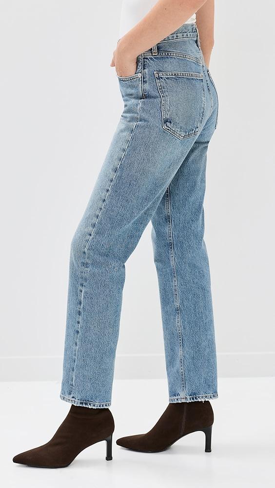 AGOLDE 90's Pinch Waist High Rise Straight Jeans | Shopbop Product Image