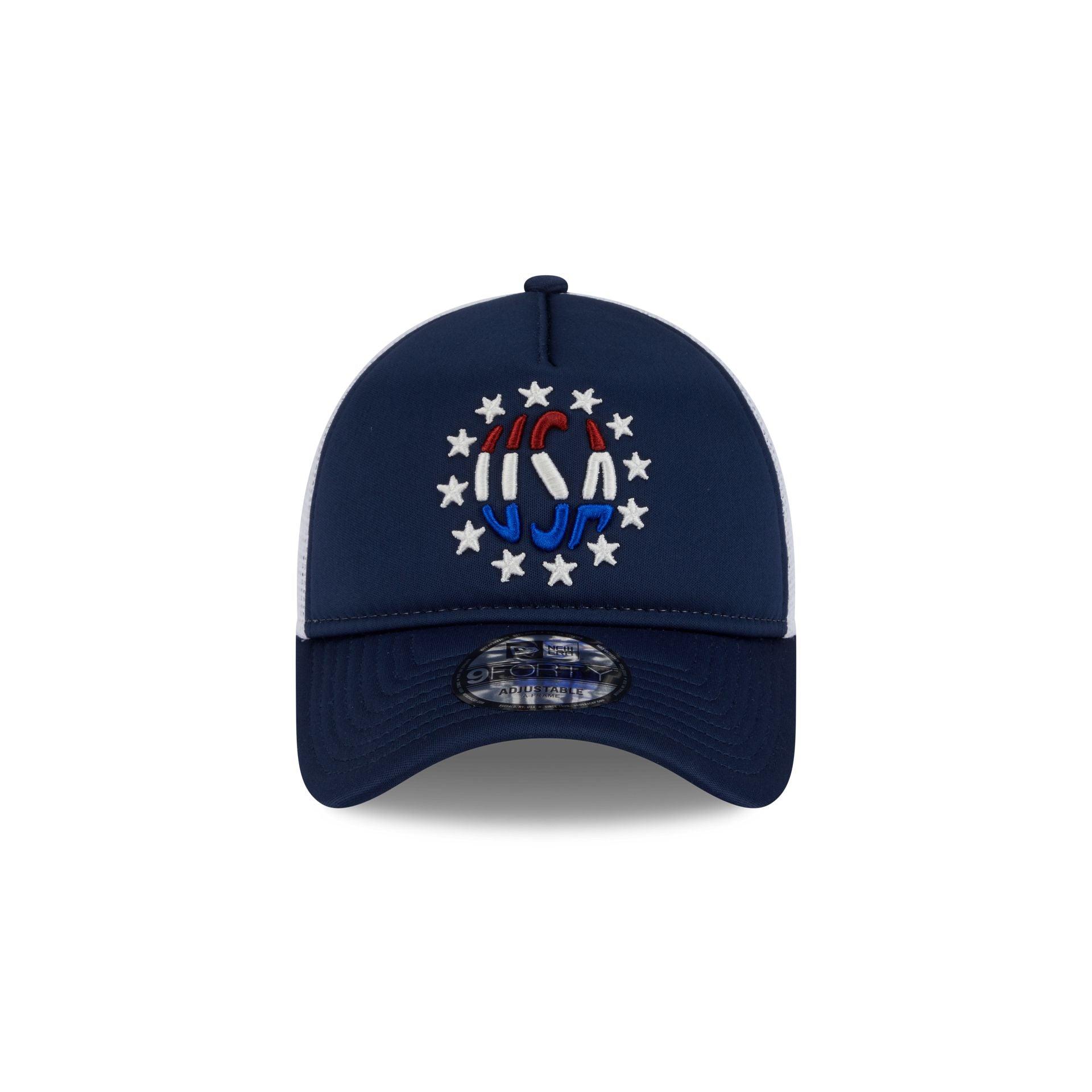New Era Cap Americana 9FORTY A-Frame Trucker Hat Male Product Image