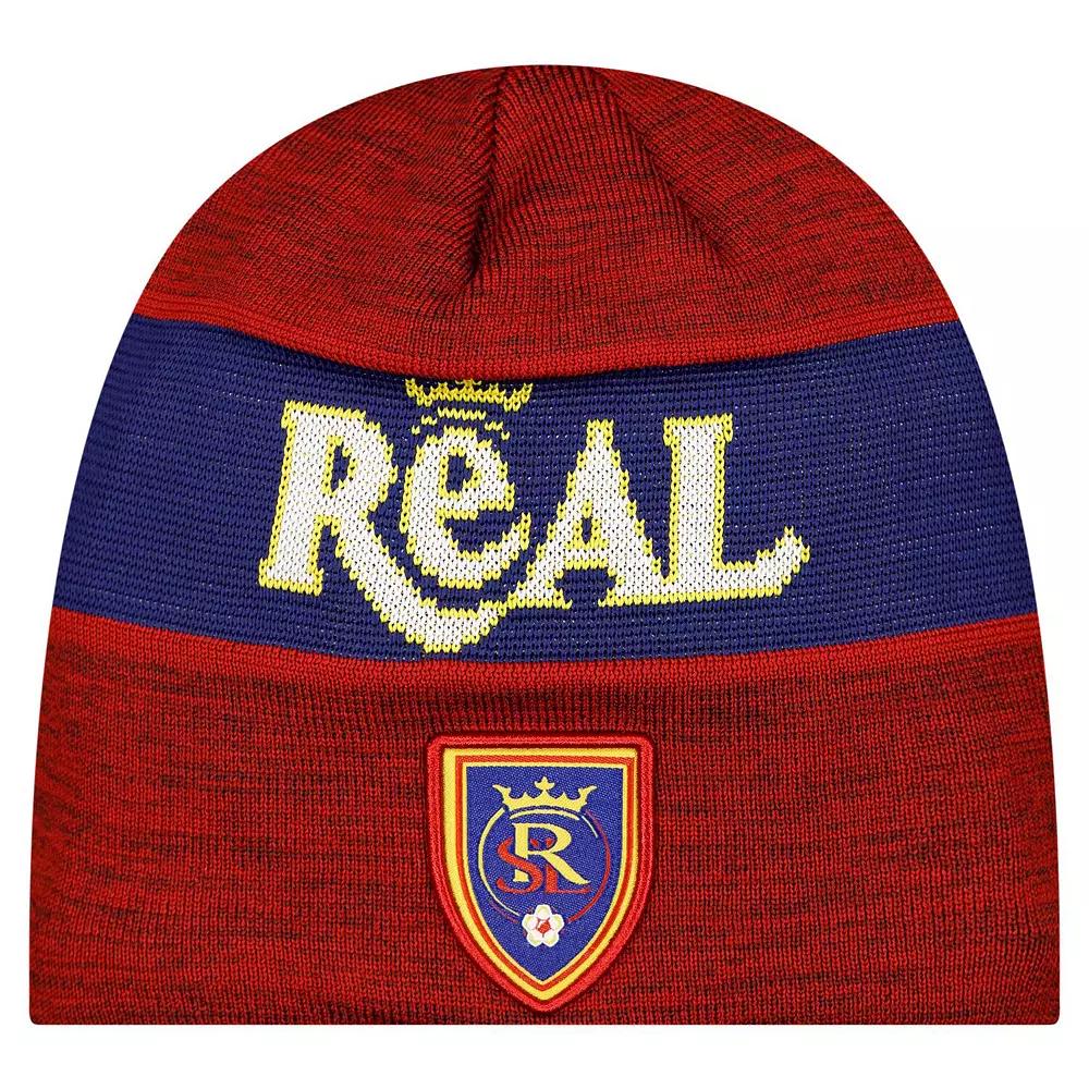Men's New Era Red Real Salt Lake 2025 Kickoff Beanie, Slt Red Product Image