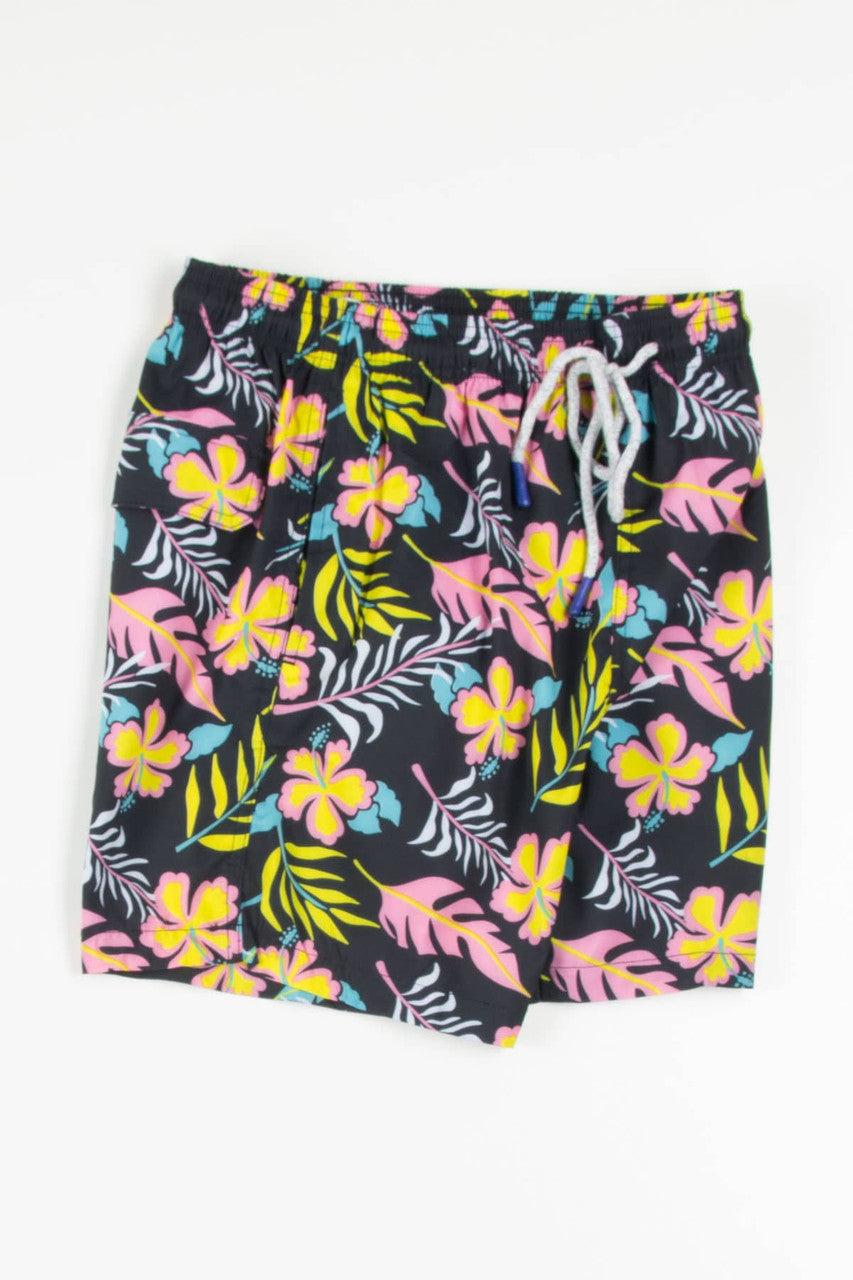 Black Miami Night Swim Shorts Product Image