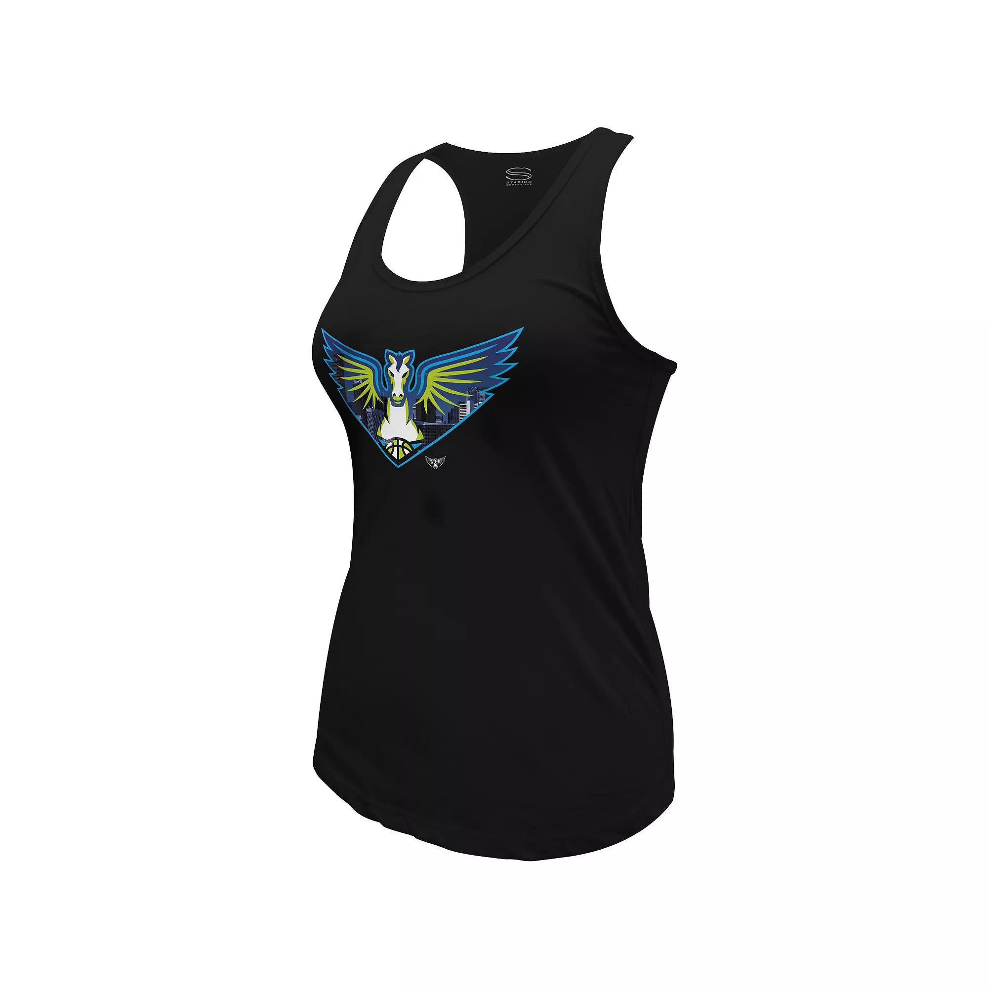 Women's Stadium Essentials Black Dallas Wings City View Tank Top,  Product Image