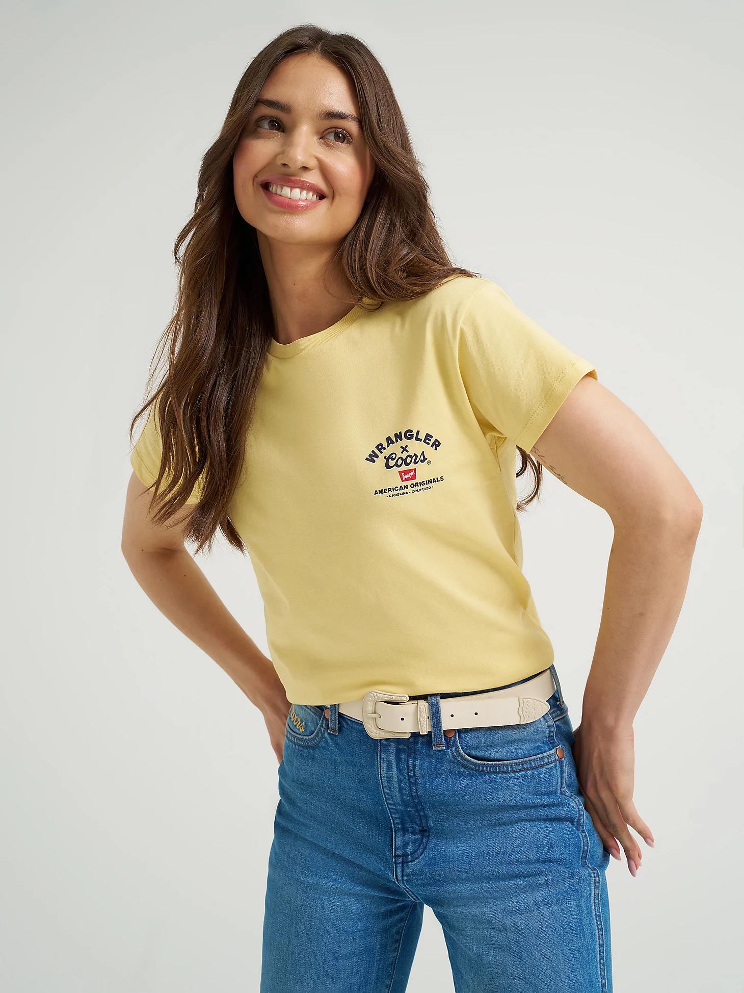 Wrangler x Coors Women's Colorado Tee in Buff Product Image