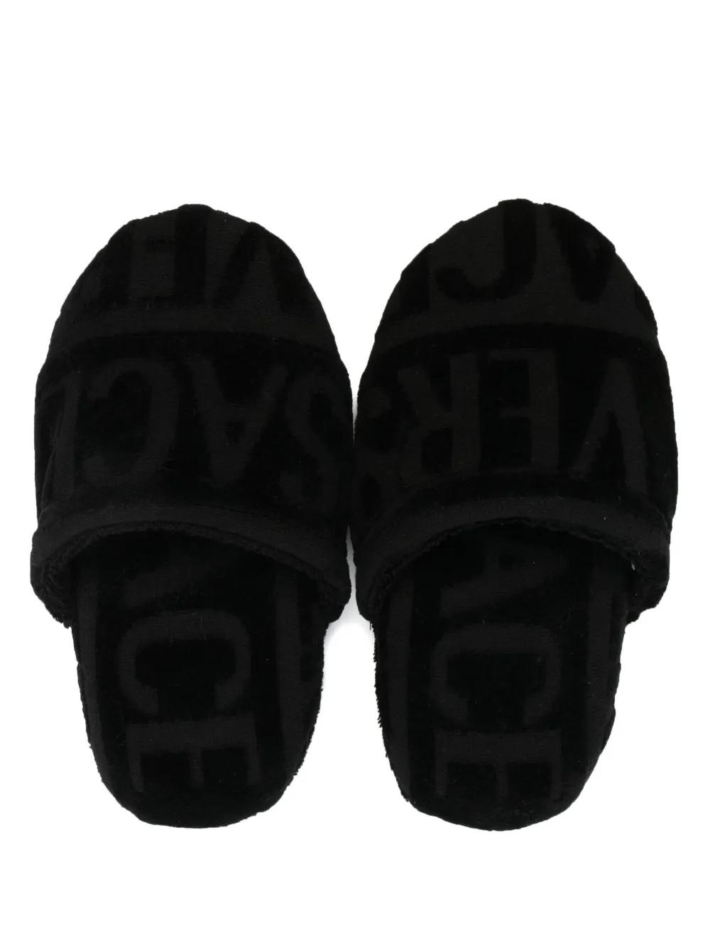 logo towelling-finish slippers Product Image