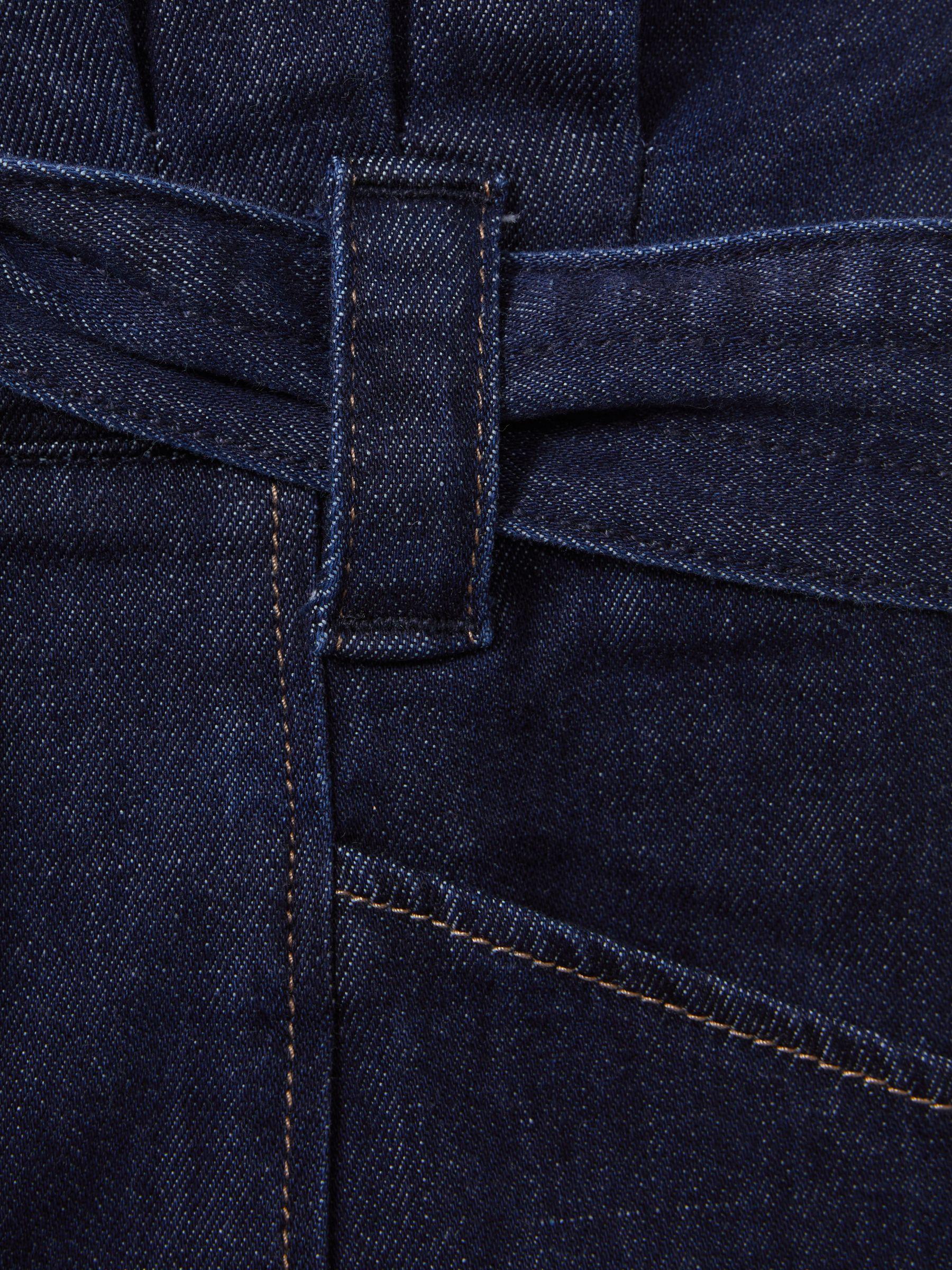 Paige Belted Denim Shorts in Baltimore Product Image