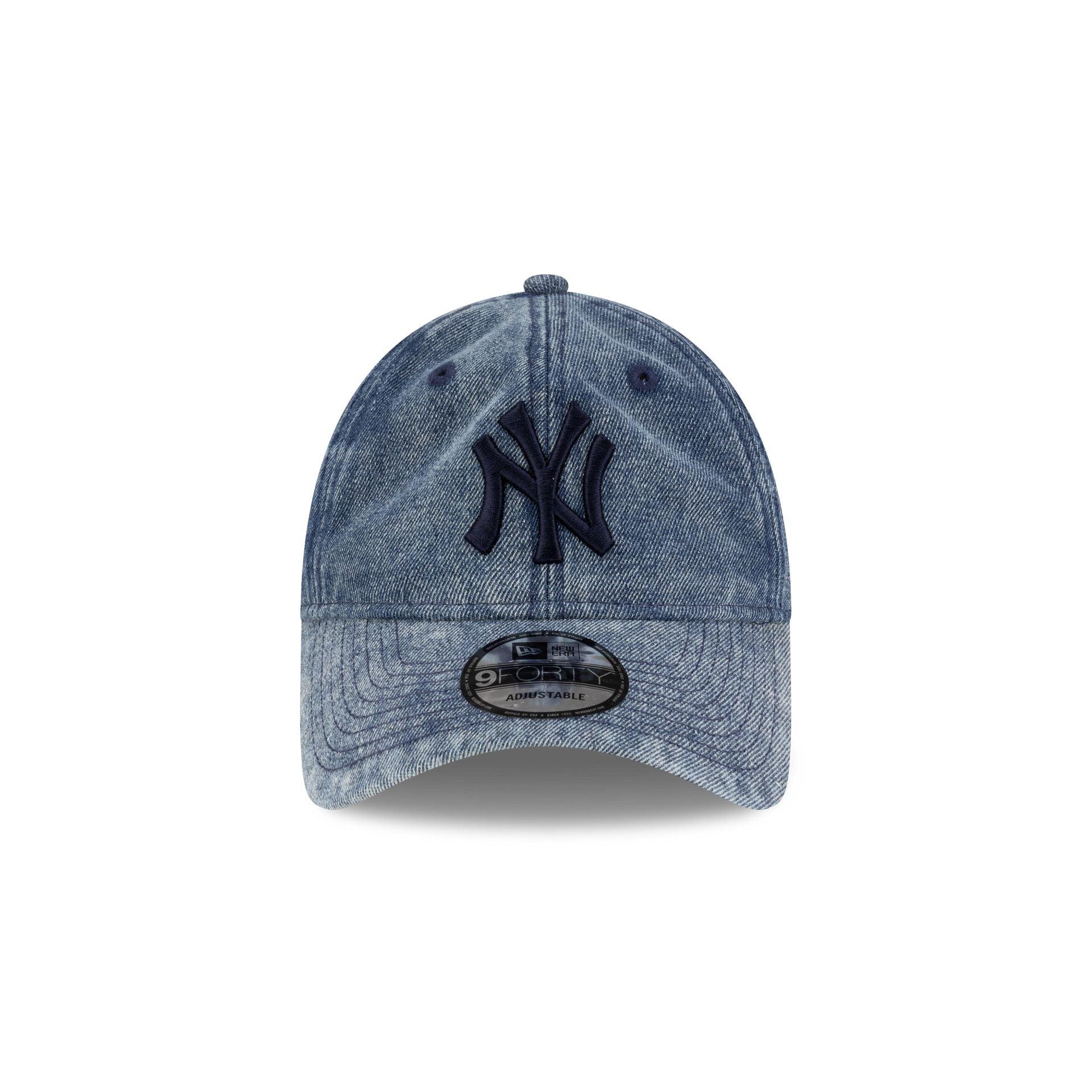 New York Yankees Blue Denim 9FORTY Adjustable Hat Male Product Image