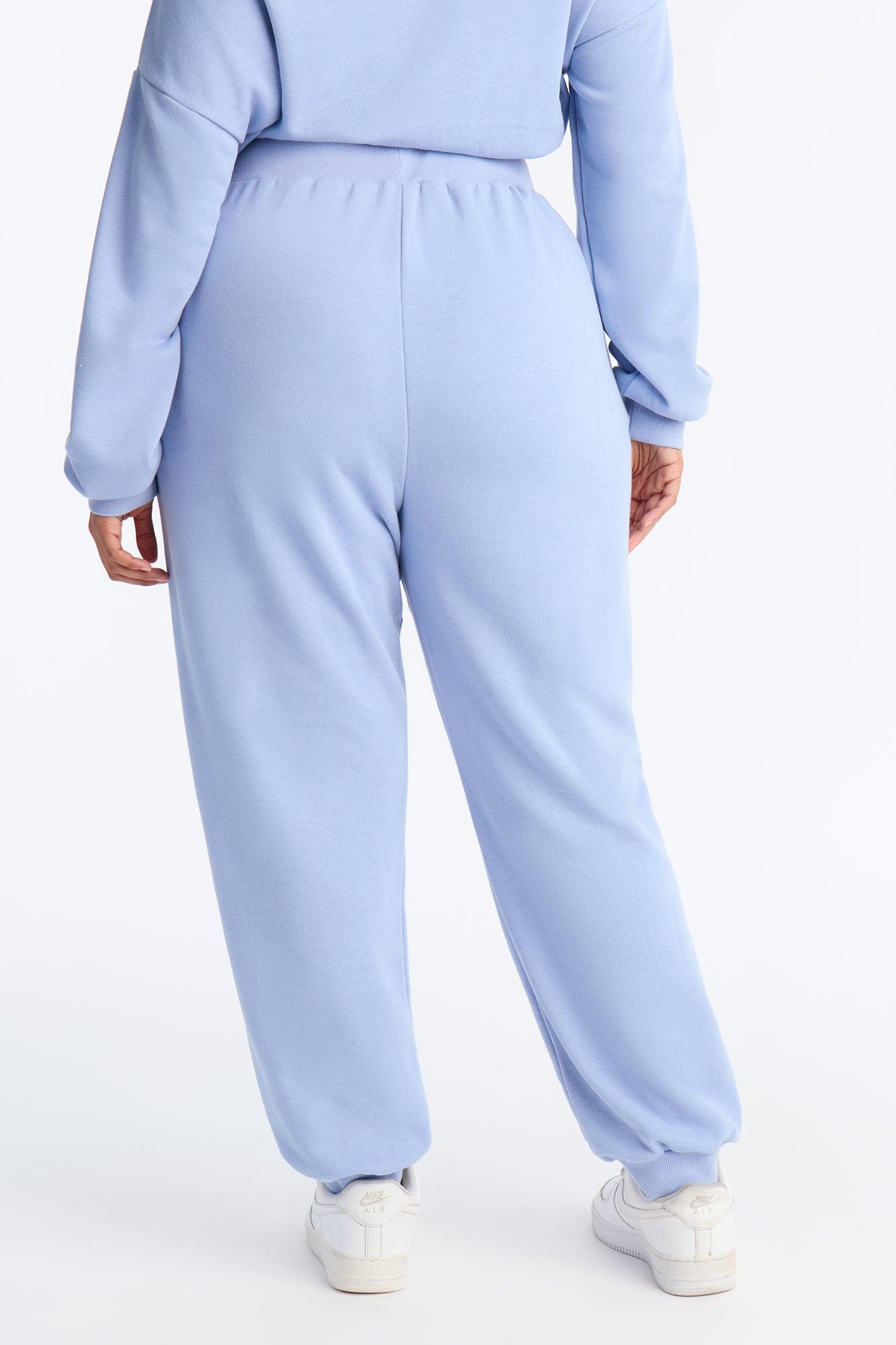 Olivia Fleece Jogger Pants - Periwinkle Female Product Image