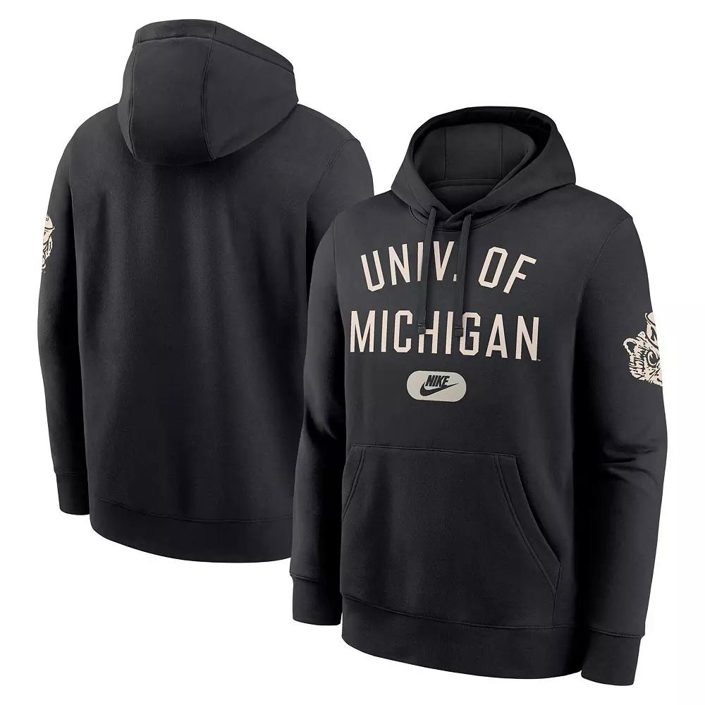 Men's Nike Scarlet Ohio State Buckeyes Primetime Alternate Logo Club Fleece Pullover Hoodie,  Product Image