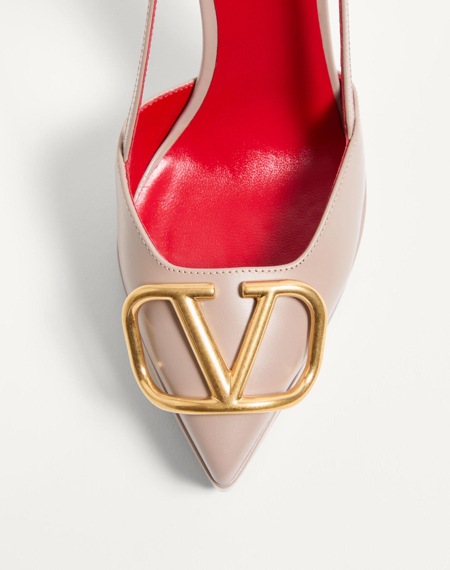Vlogo Signature Calfskin Slingback Platform Pump 120Mm Product Image