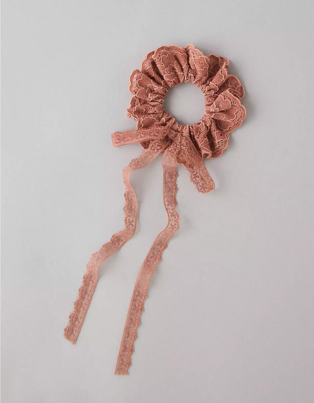 AE Lace Bow Scrunchie Product Image