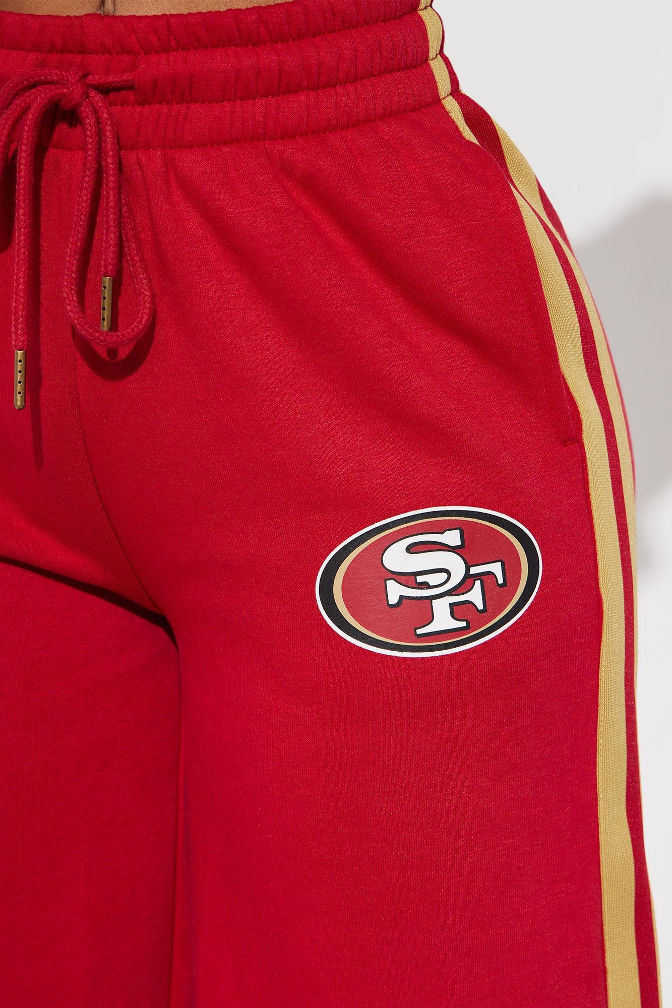 49ers Second Half Come-Back Wide Leg Pant - Red Female Product Image
