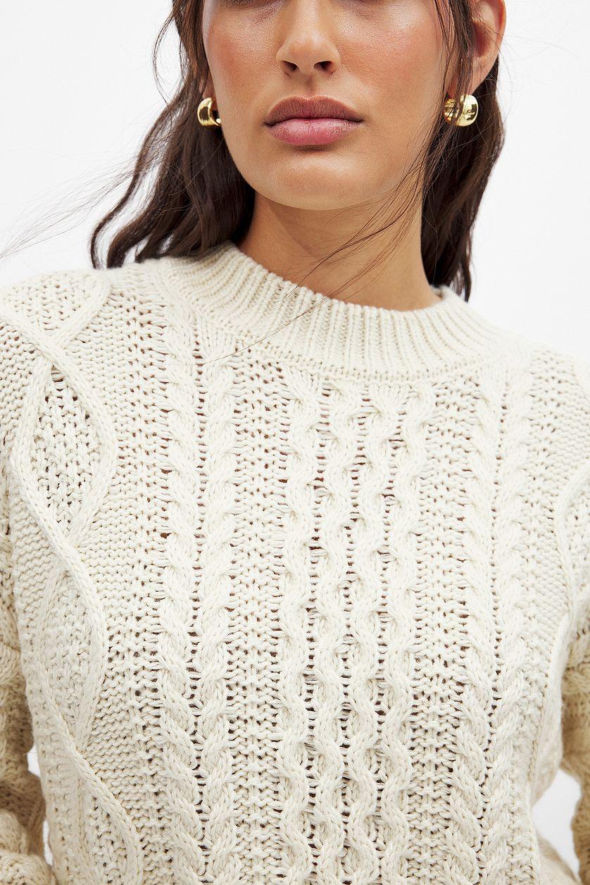 Cable Knitted Sweater Product Image