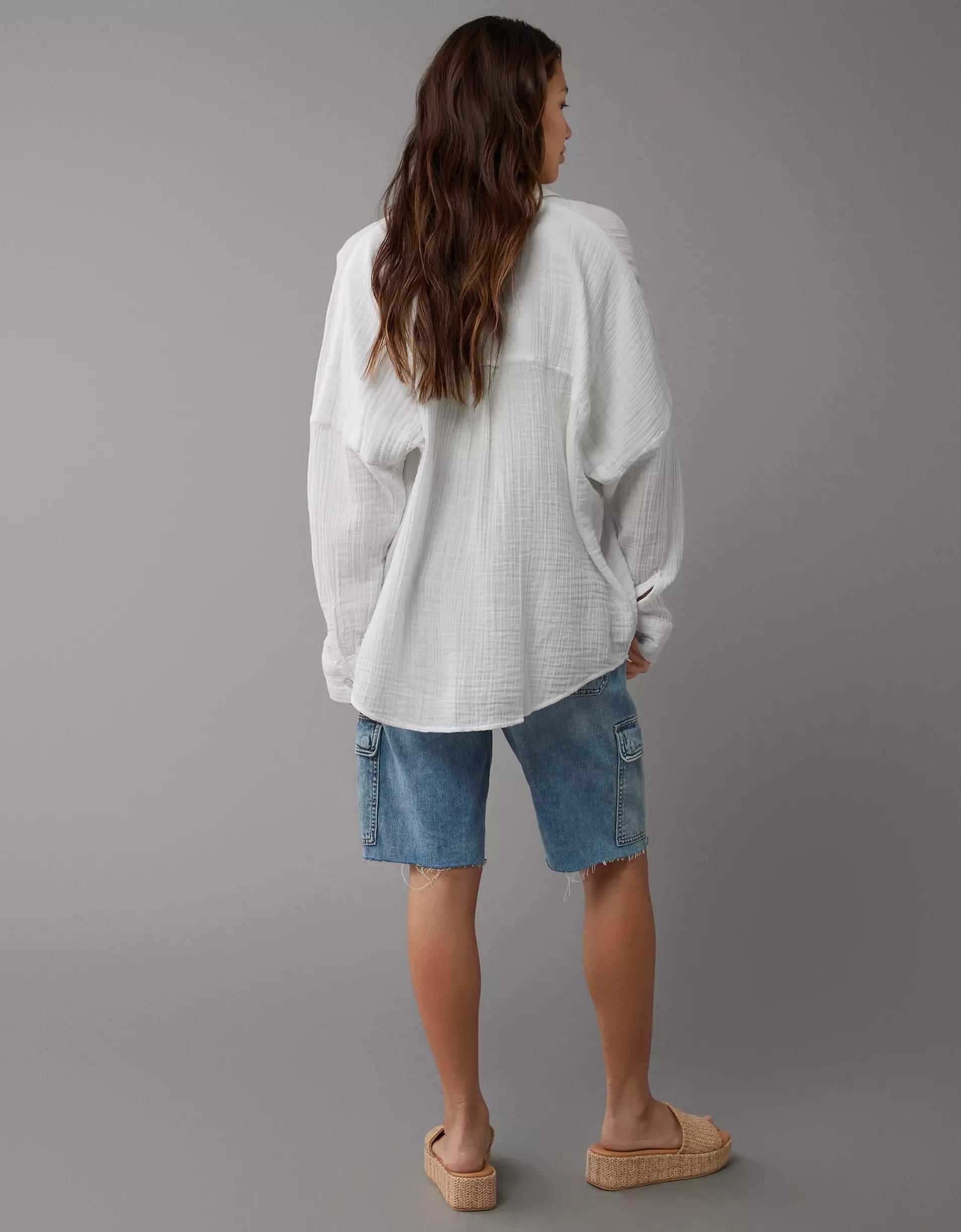 AE Go Big Oversized Shirt Product Image