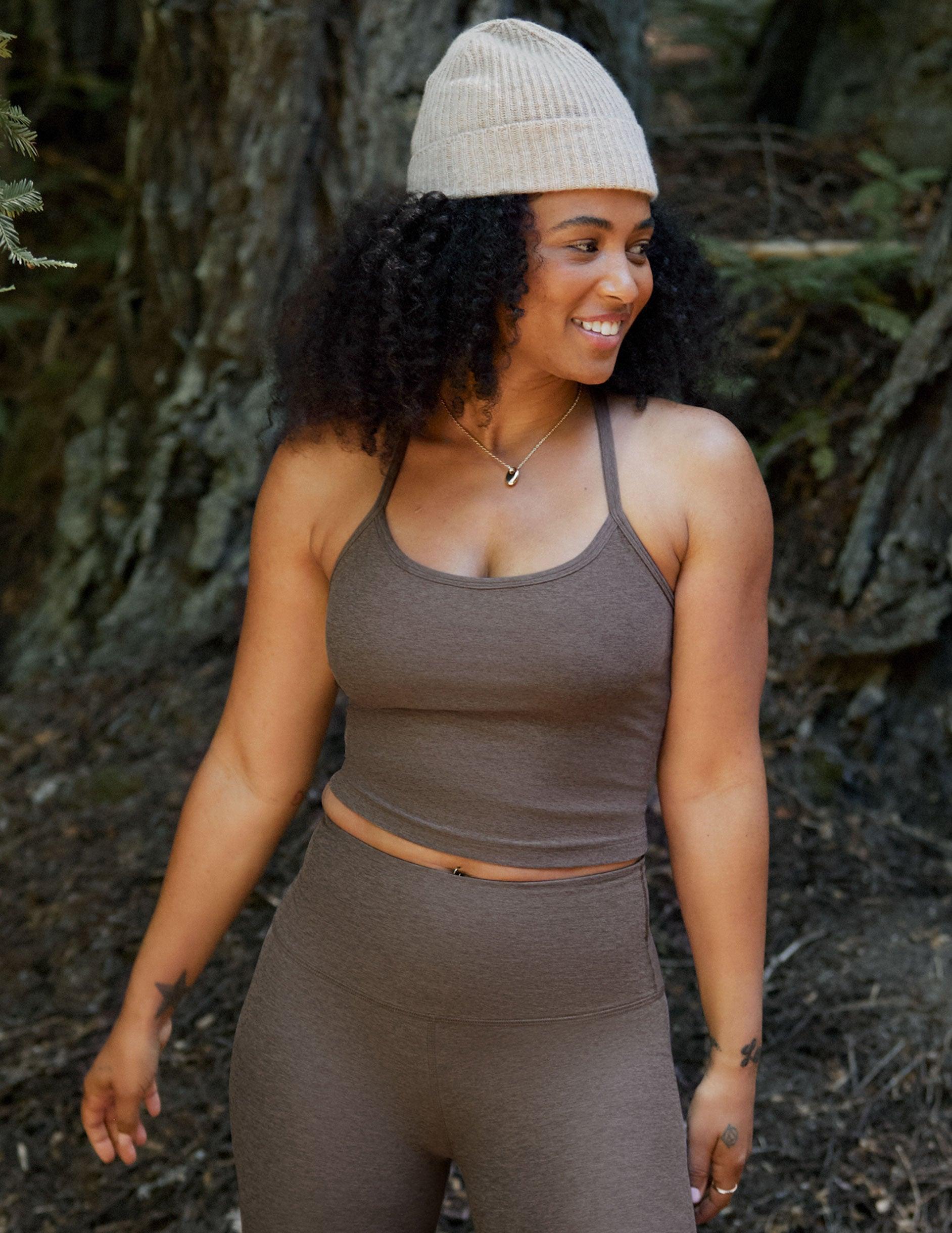 Spacedye Slim Racerback Cropped Tank Product Image