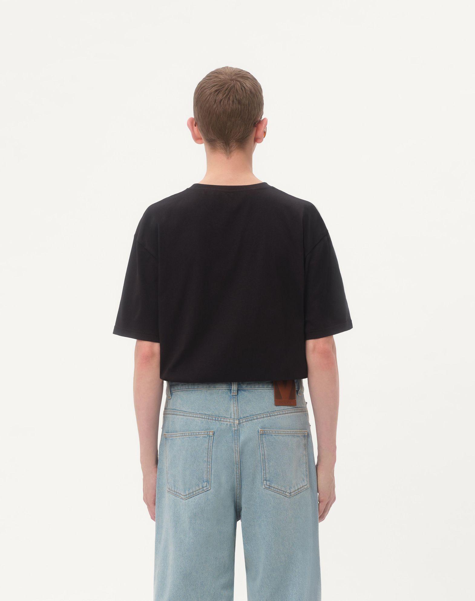 Cotton T-Shirt With Le Chat De La Maison Print Product Image