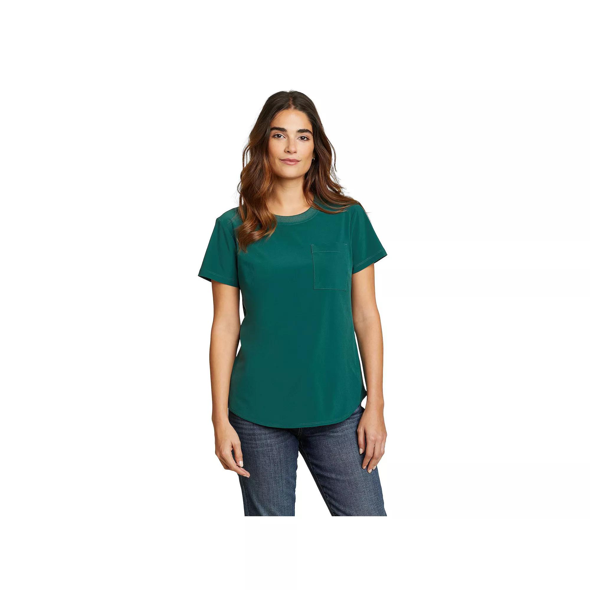 Women's Eddie Bauer Departure Short Sleeve Pocket Tee,  Product Image