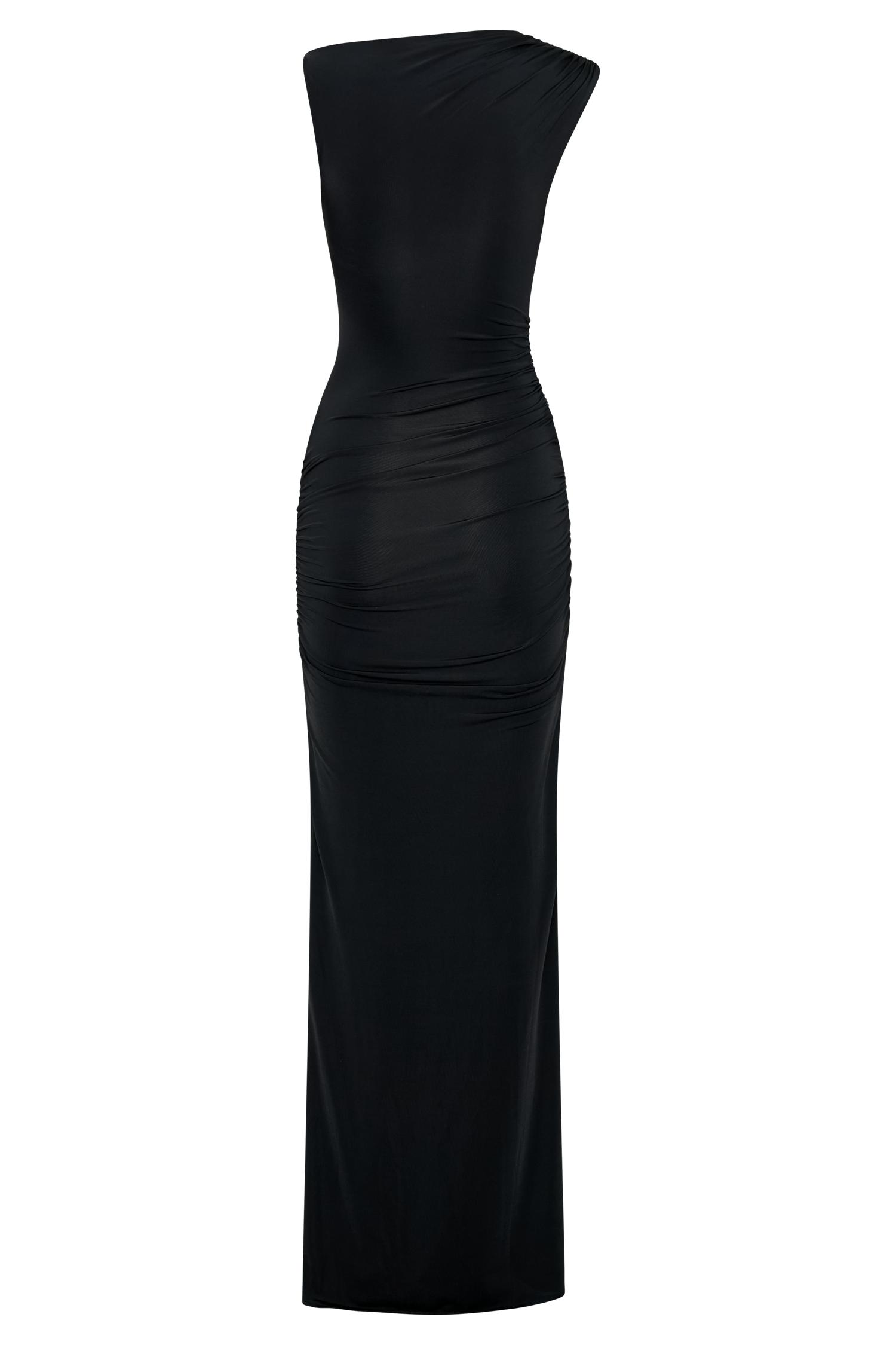 Kaia Slinky Cut Out Maxi Dress - Black Product Image