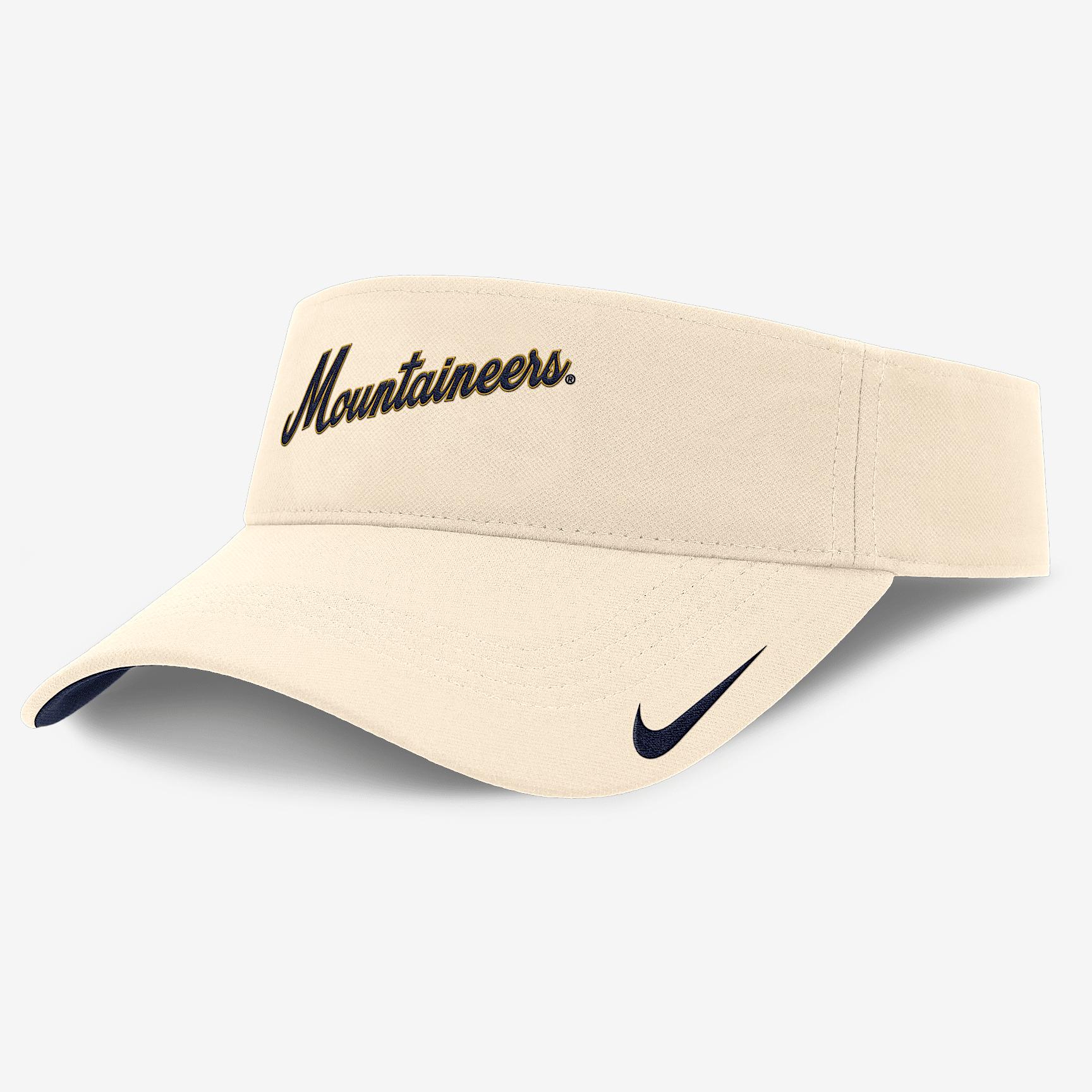 West Virginia Mountaineers Primetime Ace Men's Nike Dri-FIT College Adjustable Visor Product Image