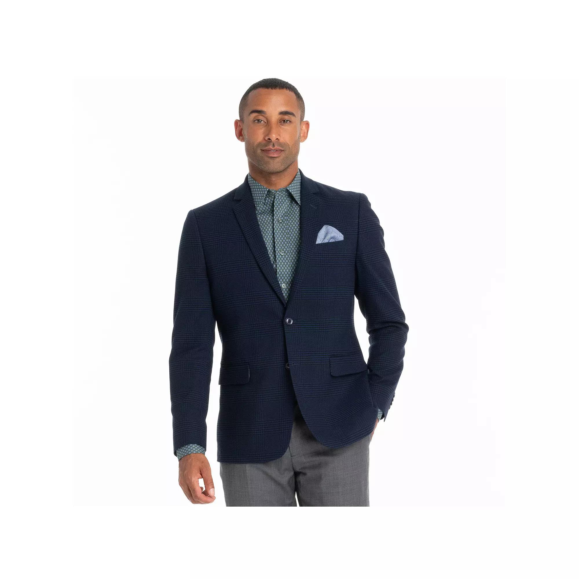 Men's Nick Graham Broadway Slim Fit Sport Coat, Size: 38 Short, Blue Plaid Product Image