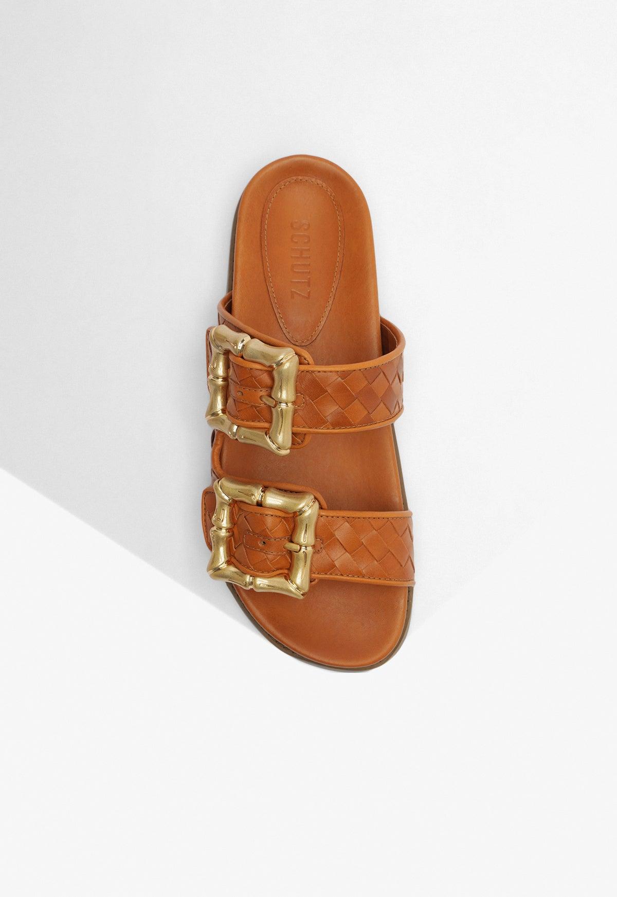 Enola Sporty Woven Leather Sandal Product Image