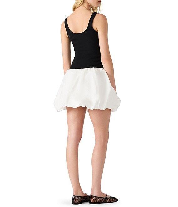 Steve Madden Linnea Scoop Neck Bubble Skirt Mini Dress Product Image