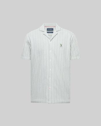 MENS ROBERT TEXTURE STRIPE SHIRT - MT0300005 Male Product Image