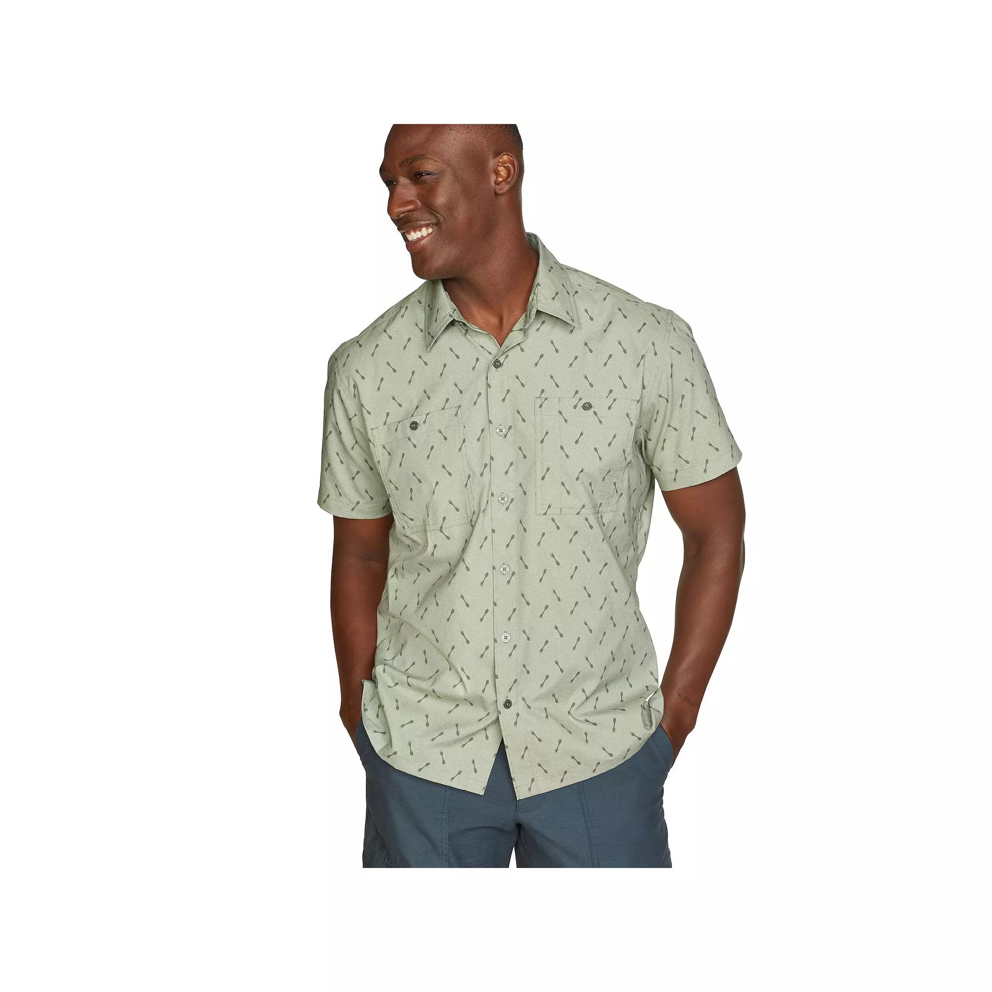 Men's Eddie Bauer Short Sleeve Rainier 3.0 Print Shirt,  Product Image