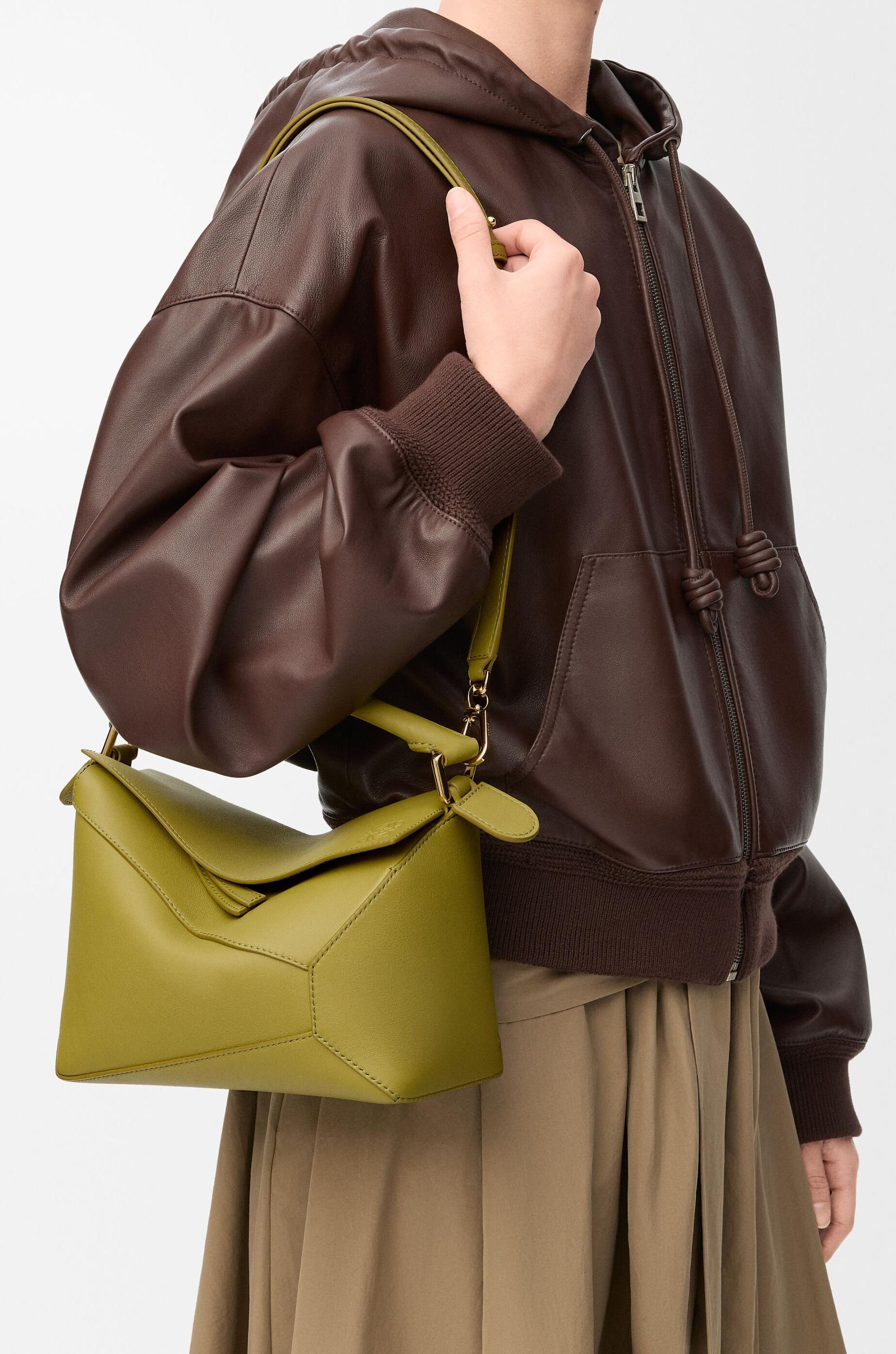 Small Puzzle Edge bag in classic calfskin Product Image