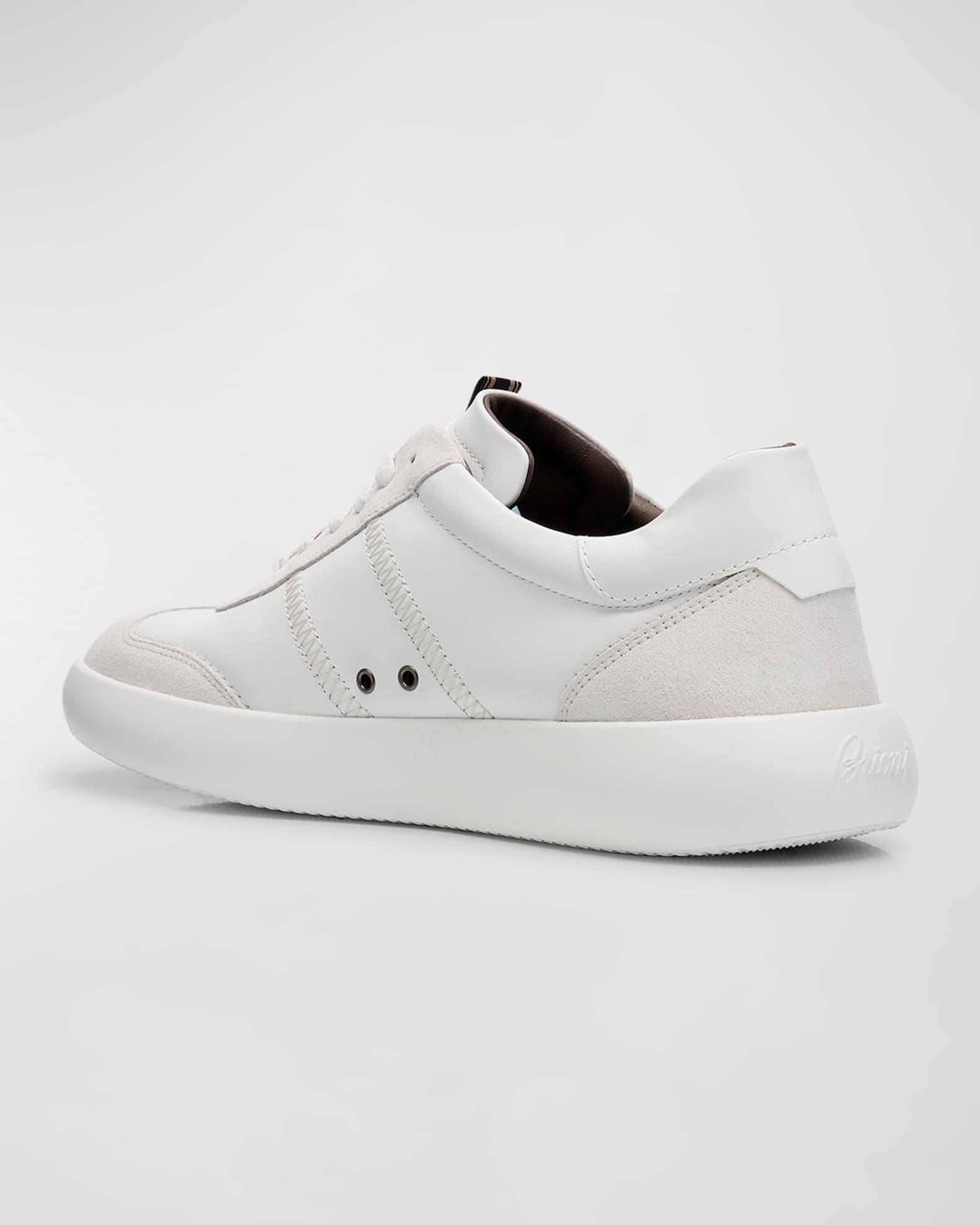 New Cassette Mixed Leather Sneakers Product Image