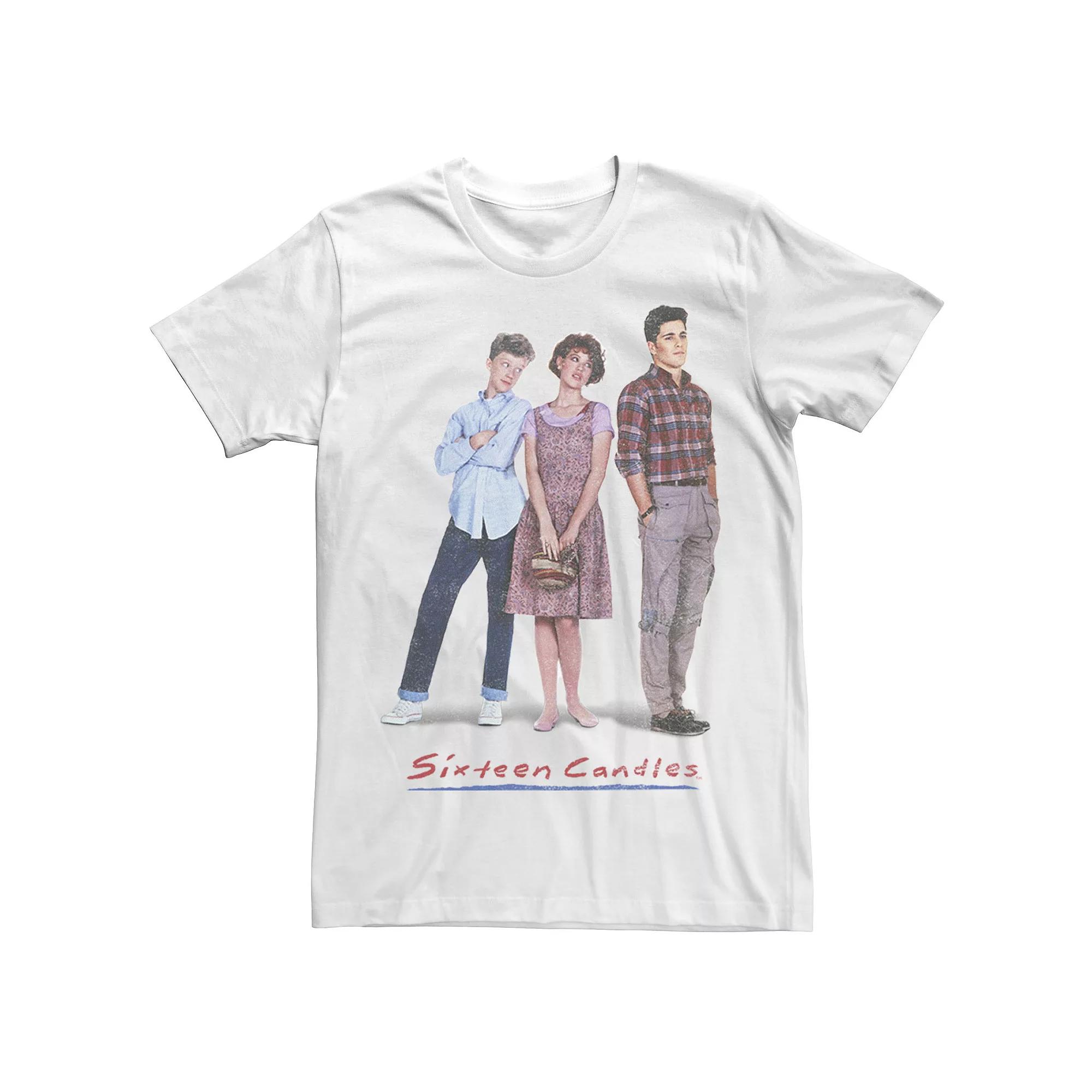 Men's Sixteen Candles Classic Film Poster Tee, Size: 3XL, White Product Image