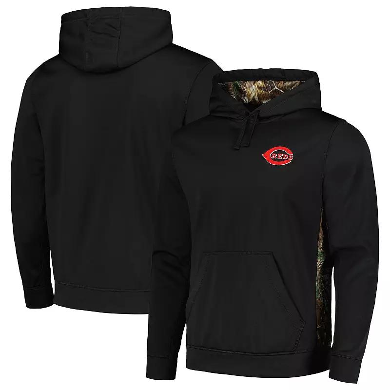 Men's Dunbrooke Black/Camo Cincinnati Reds Ranger Pullover Hoodie,  Product Image