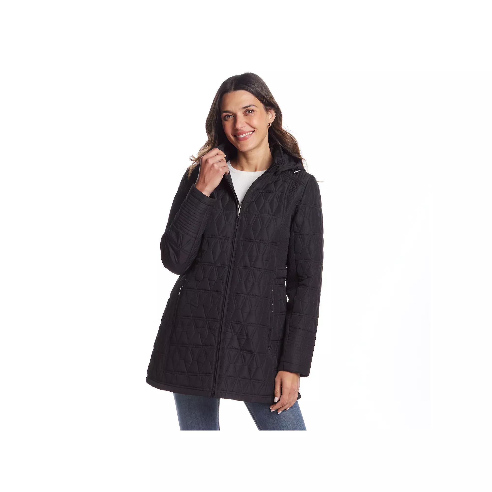 Women's Weathercast Quilted Hooded Walker Jacket,  Product Image