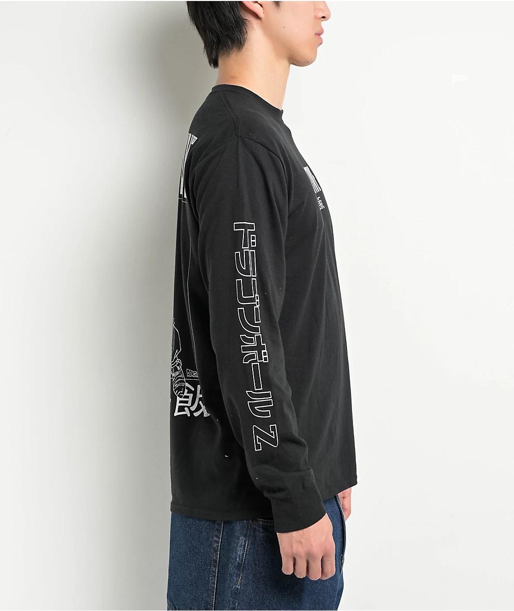 Primitive x Dragon Ball Z Vengeance Black Long Sleeve T-Shirt Product Image