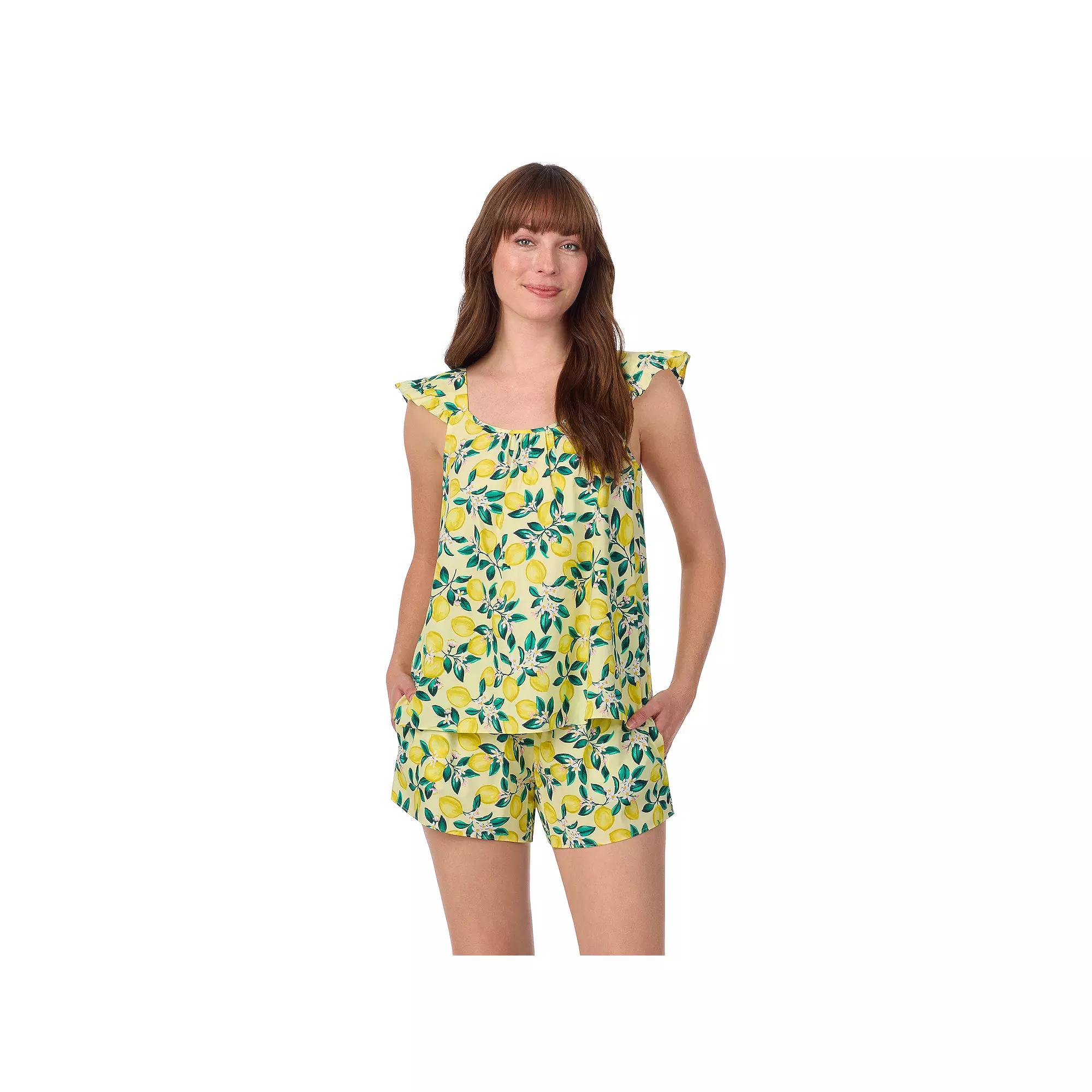 Women's Draper James 2-Piece Woven Pajama Tank Top & Pajama Boxers Set,  Product Image