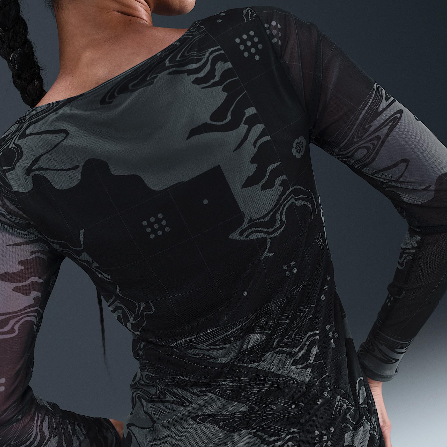 Nike Womens Serena Williams Design Crew Mesh Midi Dress | HM4952-084 Product Image