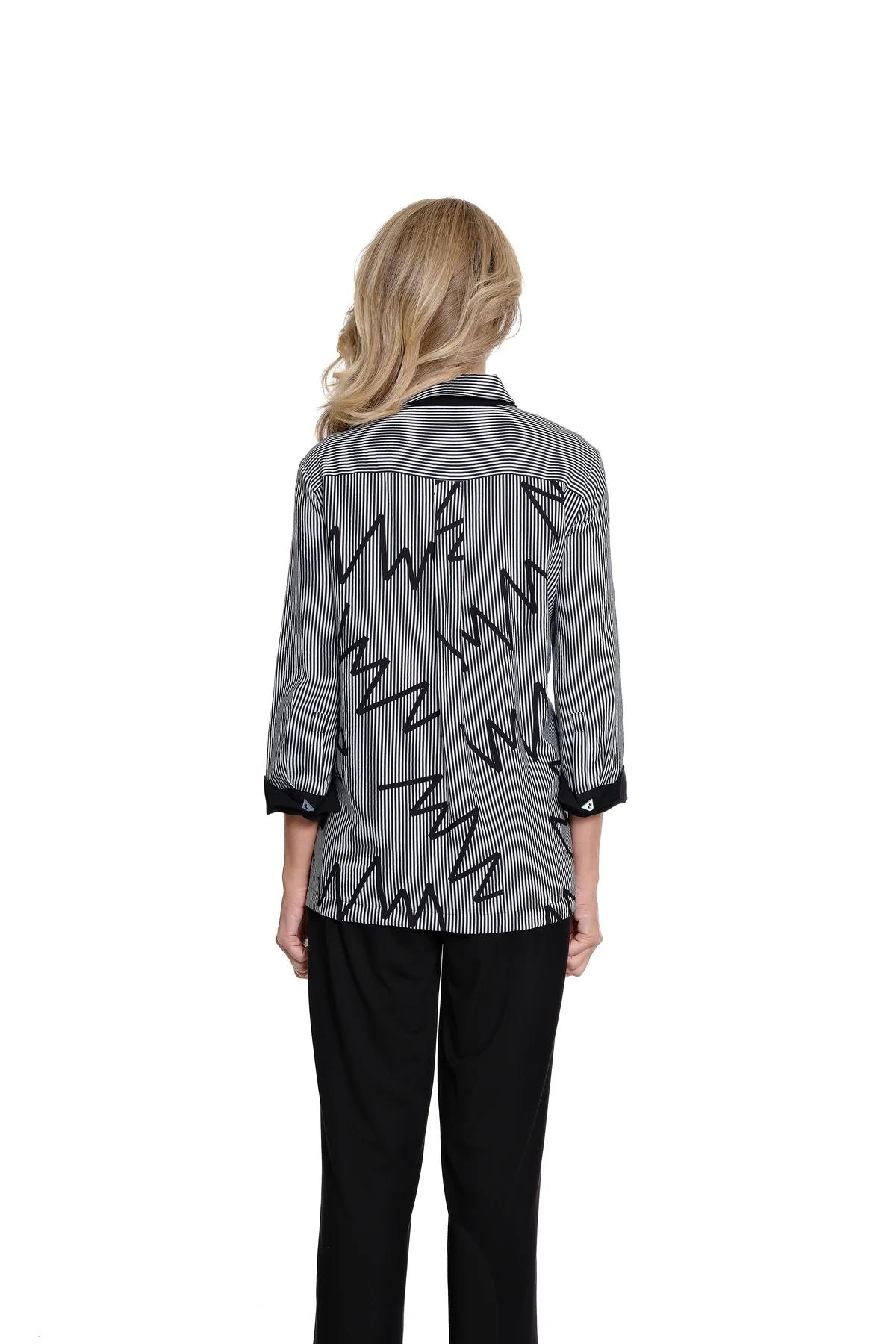 Mixed Print Woven Shirt Product Image